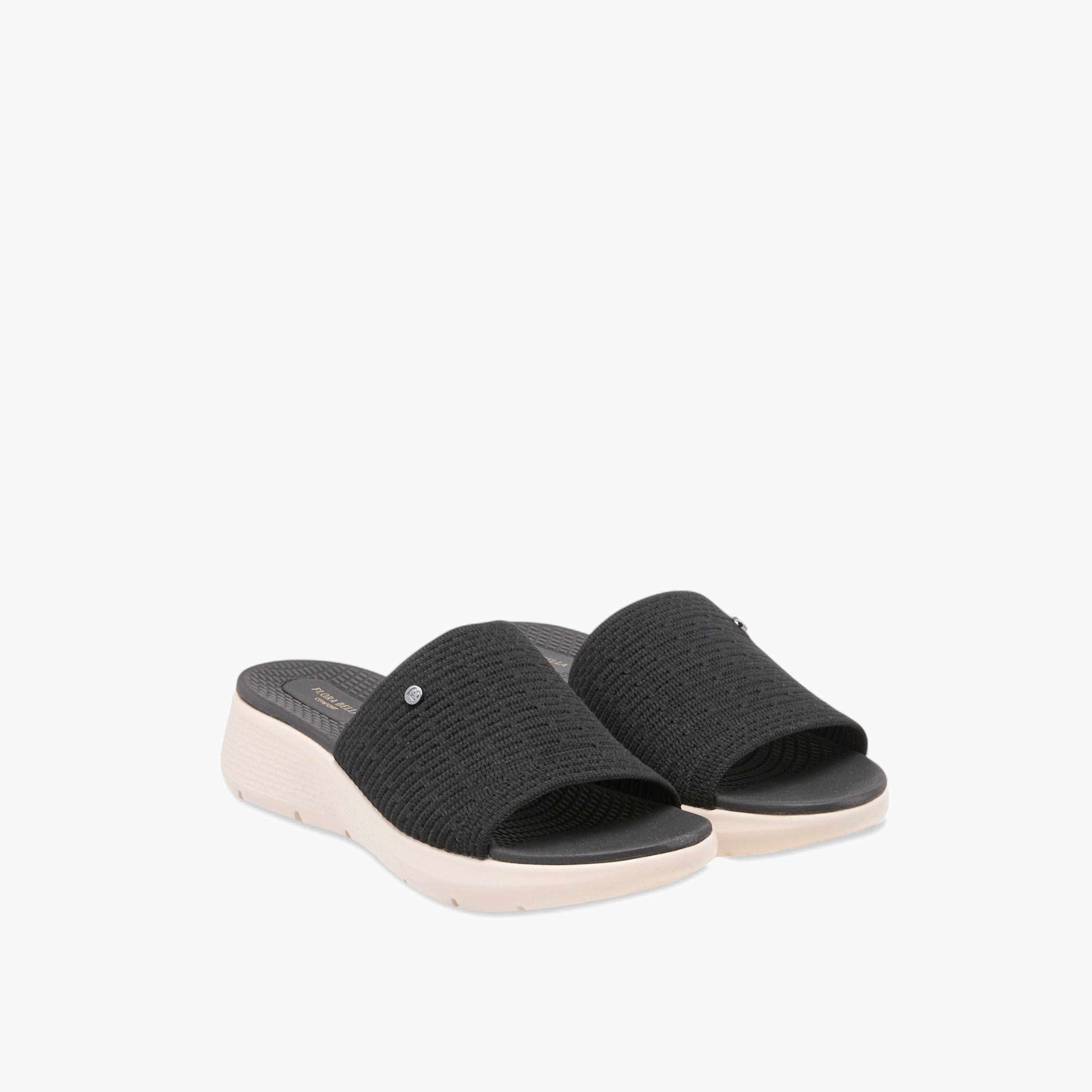 Flora Bella Textured Slip-On Sandals-women-shoes-flats-sandals-image-1