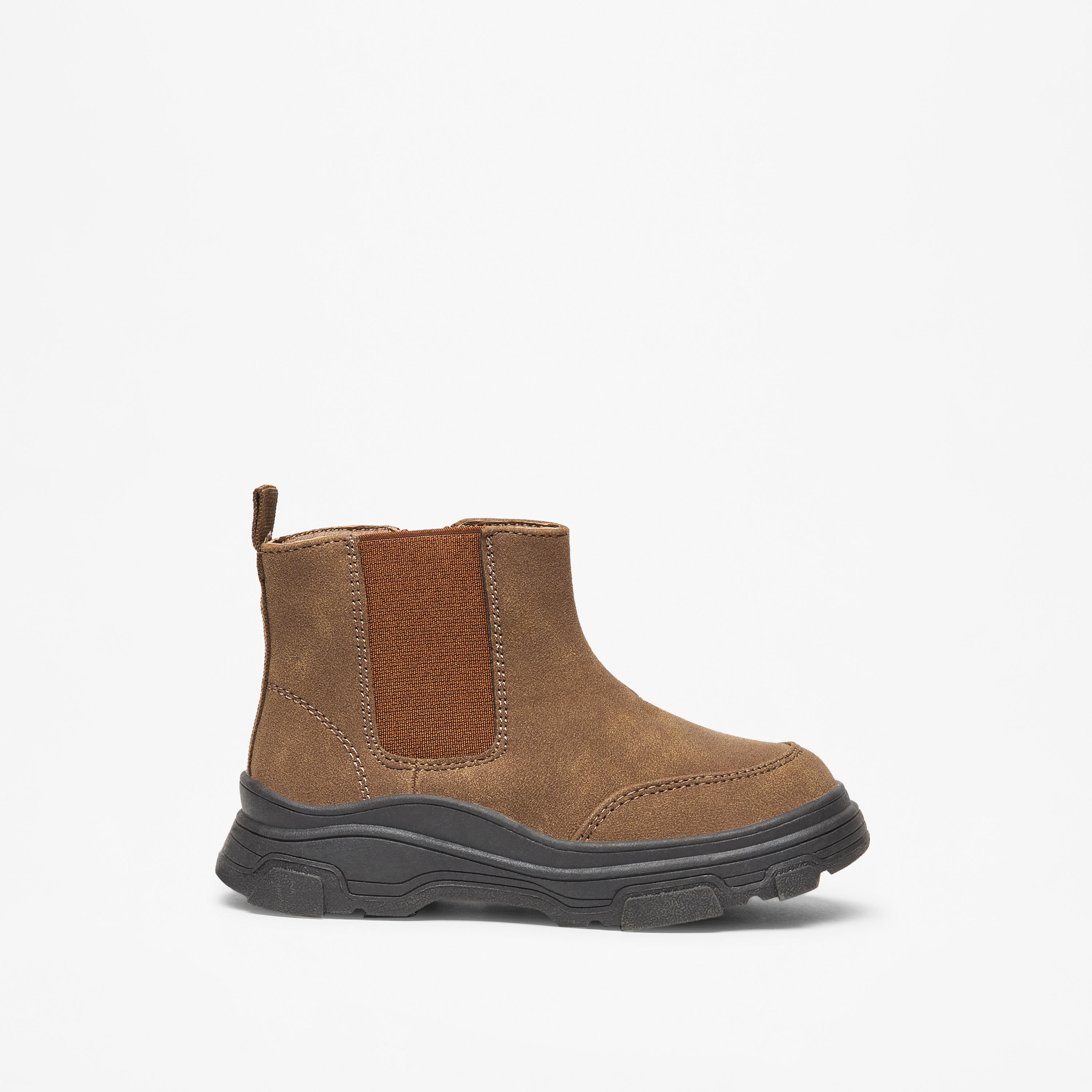 بوت سادة بقصة عالية وسحّاب إغلاق من إل بي إل من شو إكسبرس-boys-shoes-boots-image-2