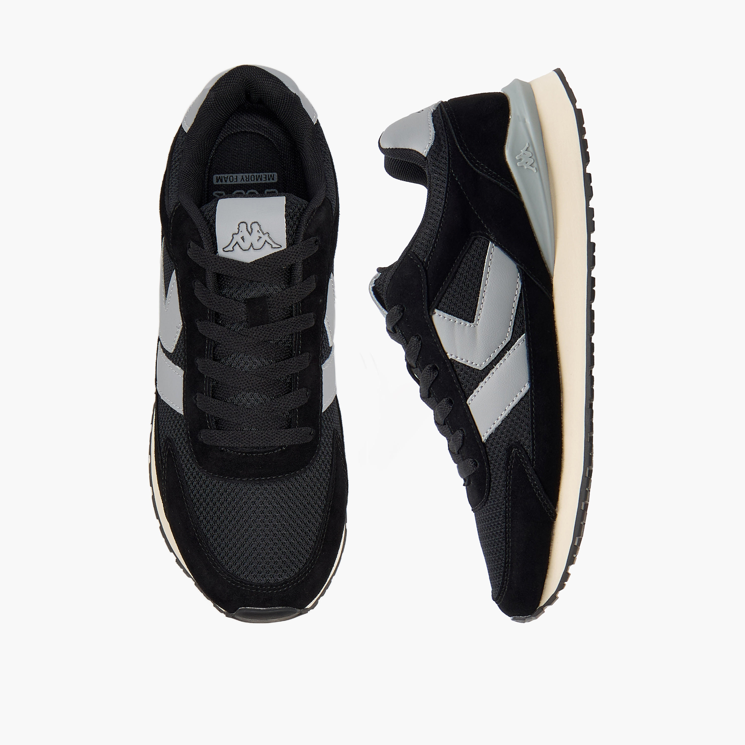 Kappa Men Panelled Lace-Up Sports Shoes-men-shoes-sports-image-1
