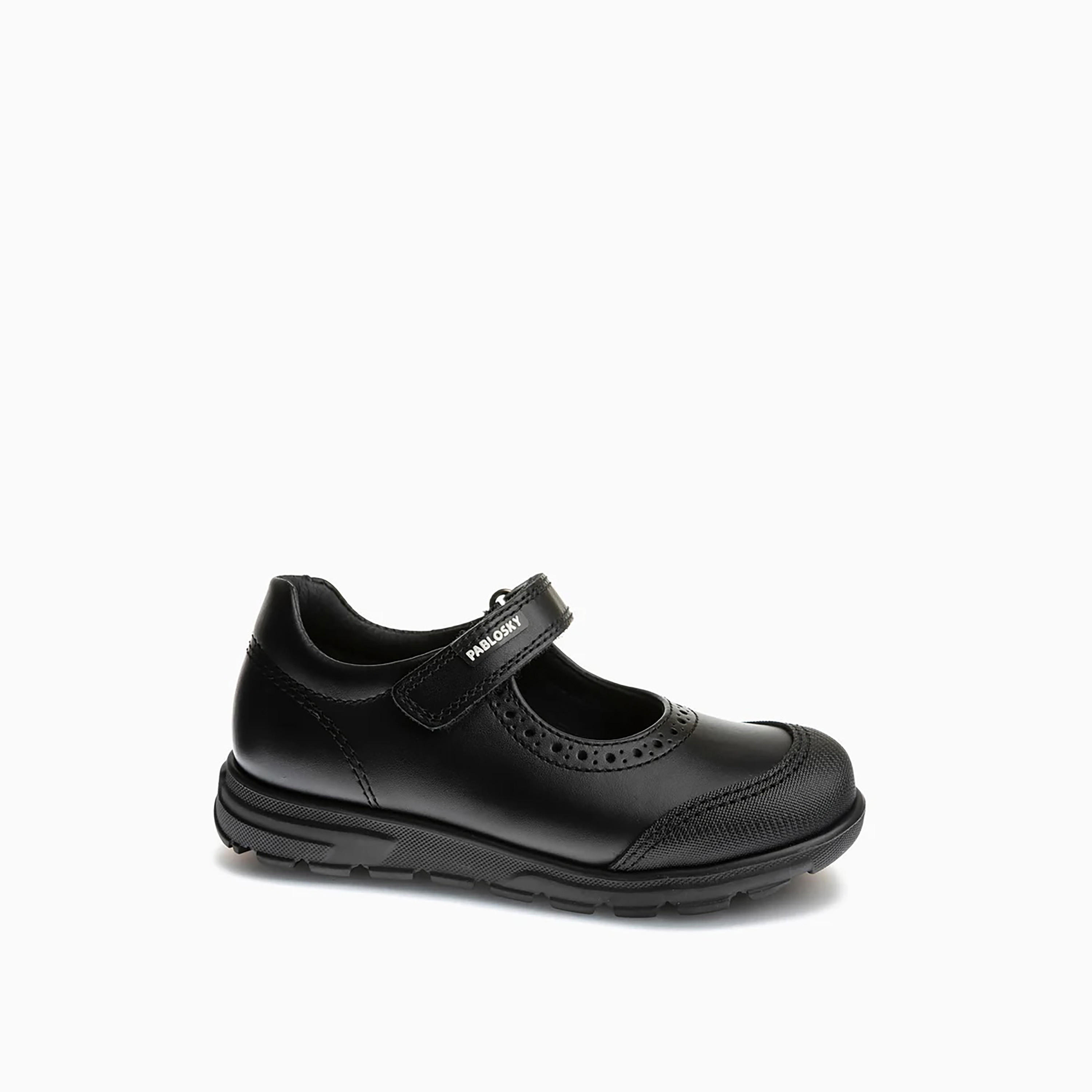 حذاء ماري جين مدرسي بشريط إغلاق لاصق للبنات من بابلوسكي-girls-shoes-schoolshoes-image-1