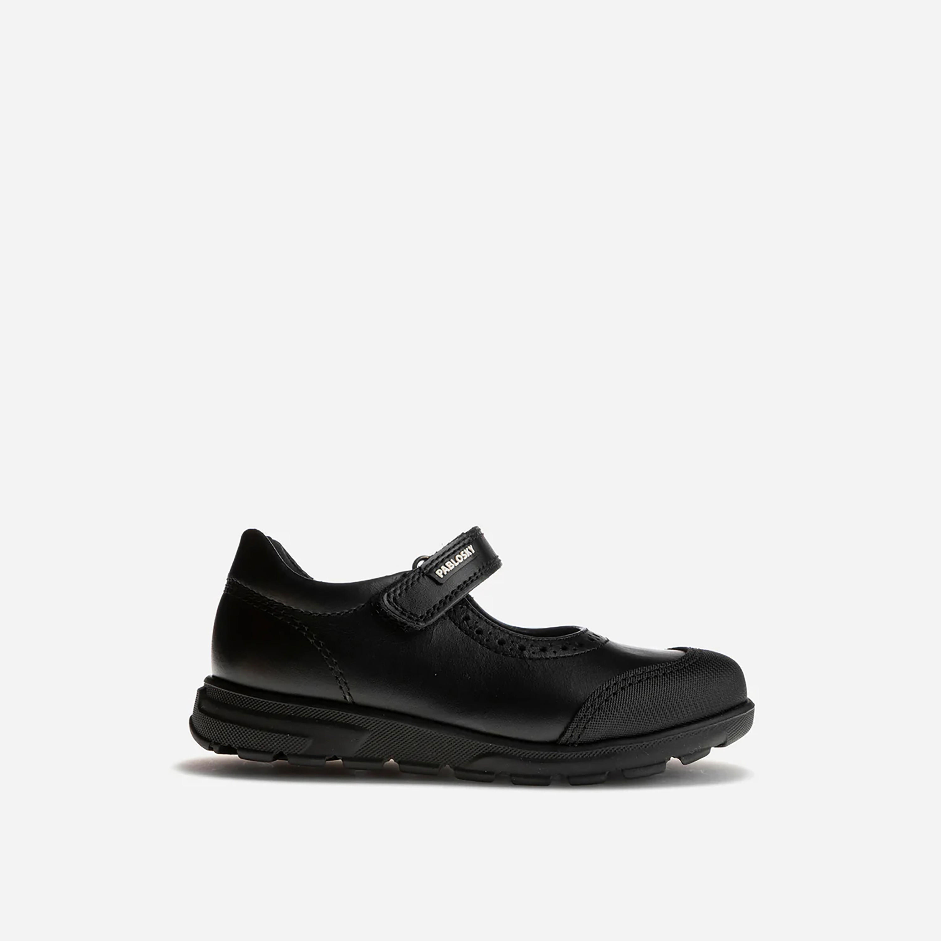 حذاء ماري جين مدرسي بشريط إغلاق لاصق للبنات من بابلوسكي-girls-shoes-schoolshoes-image-2