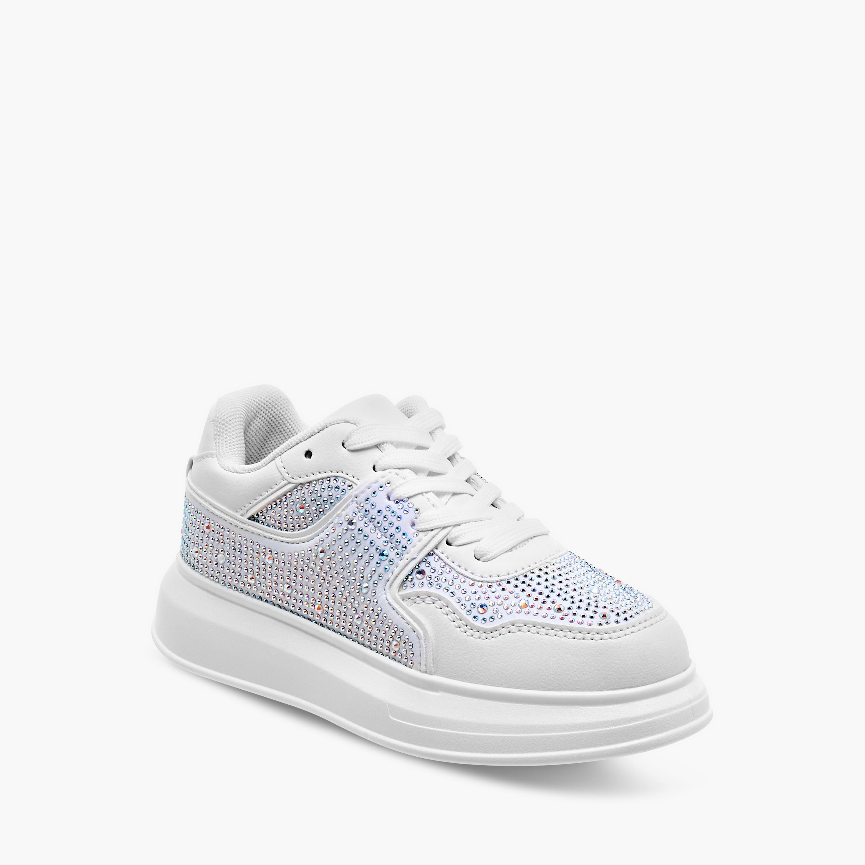 حذاء سنيكرز مزين برباط للبنات من سيليست-girls-shoes-sneakers-image-2