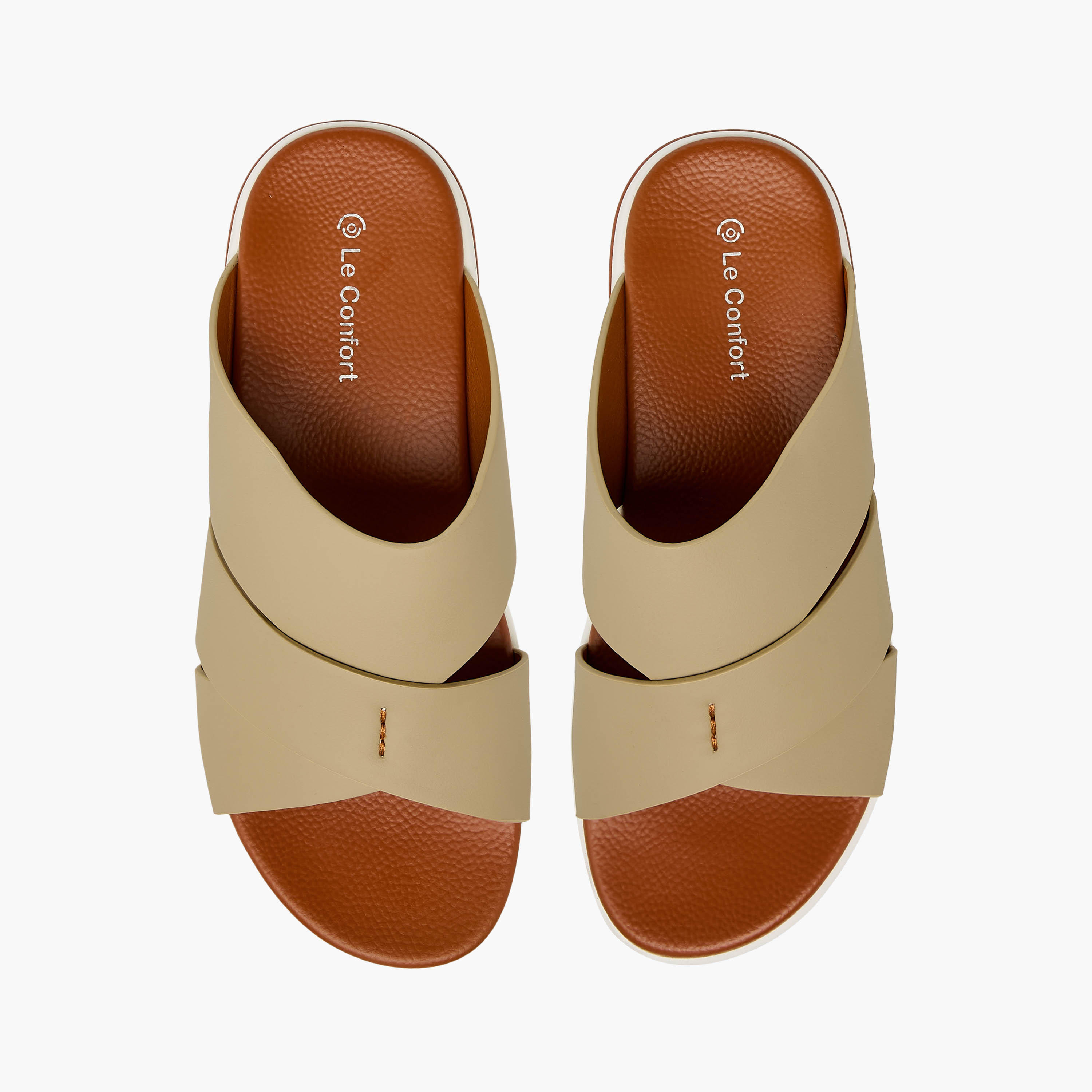 Le Confort Men Cross Strap Comfort Sandals-men-shoes-sandals-image-1