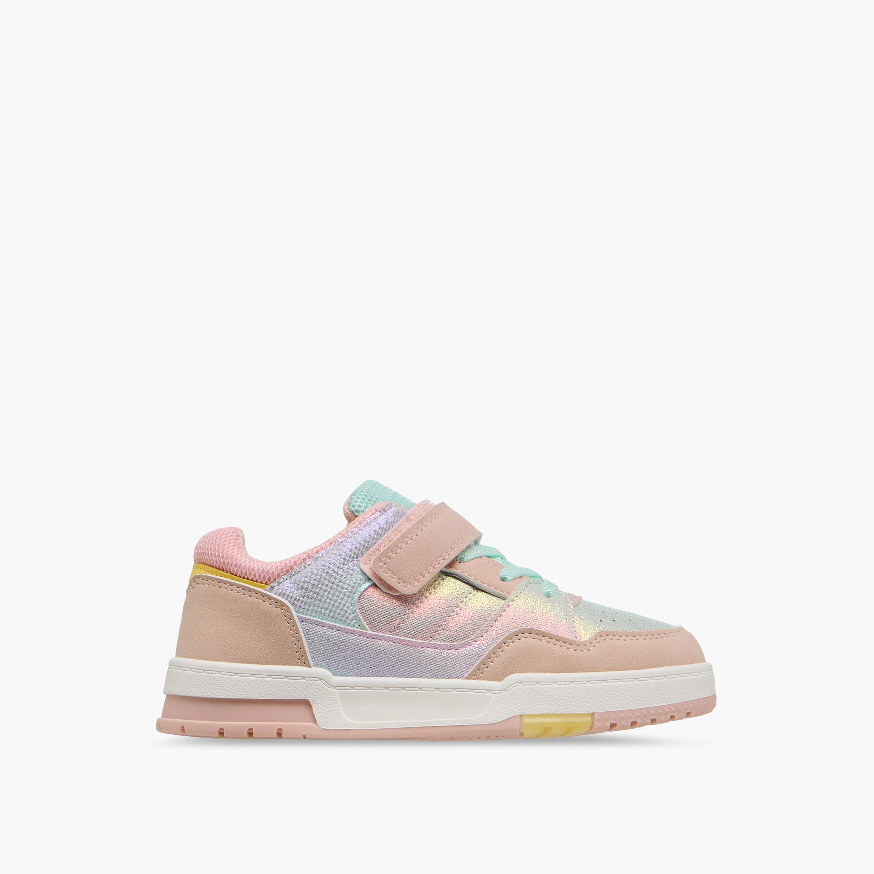 Flora Bella Girls Hook and Loop Closure Ankle Sneakers-girls-shoes-sneakers-image-4