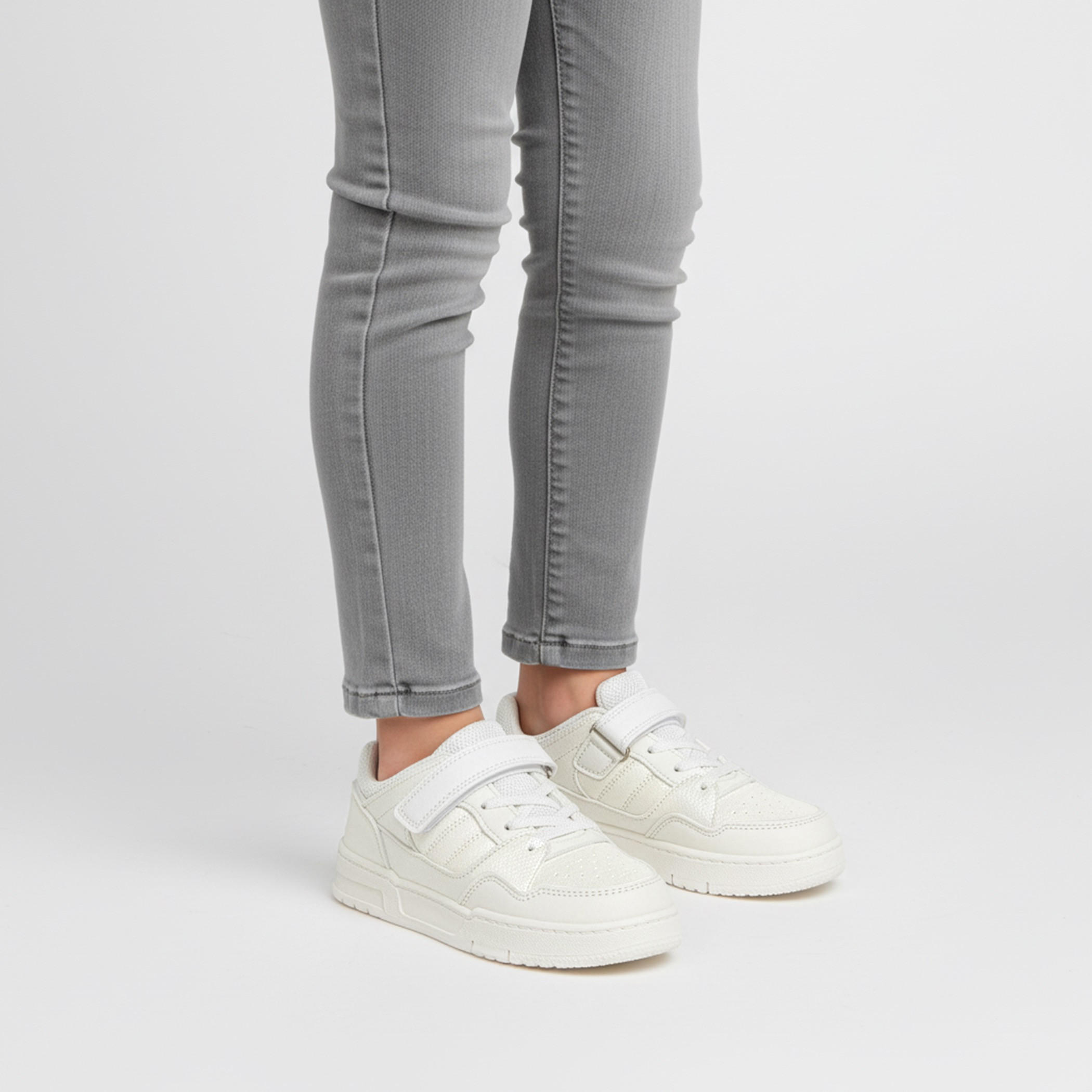 Flora Bella Girls Hook and Loop Closure Ankle Sneakers-girls-shoes-sneakers-image-2