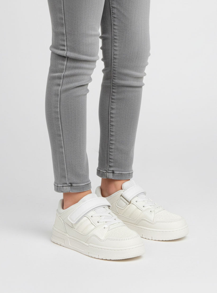 Flora Bella Girls Hook and Loop Closure Ankle Sneakers-girls-shoes-sneakers-image-2