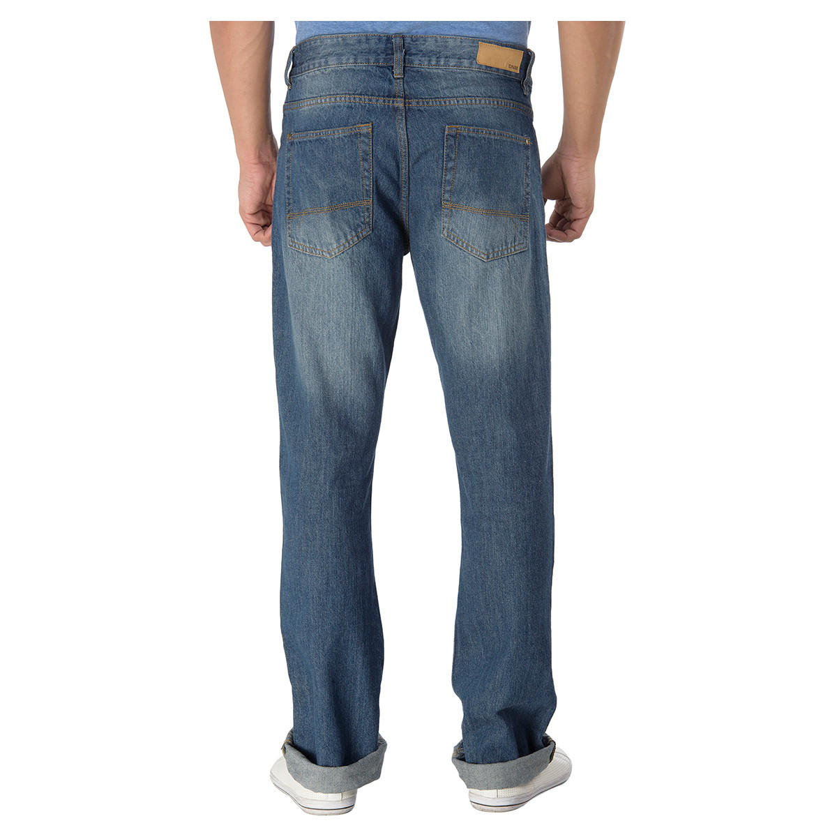 Jeans Mid Rise Washed Jeans-men-clothing-bottoms-jeans-image-4