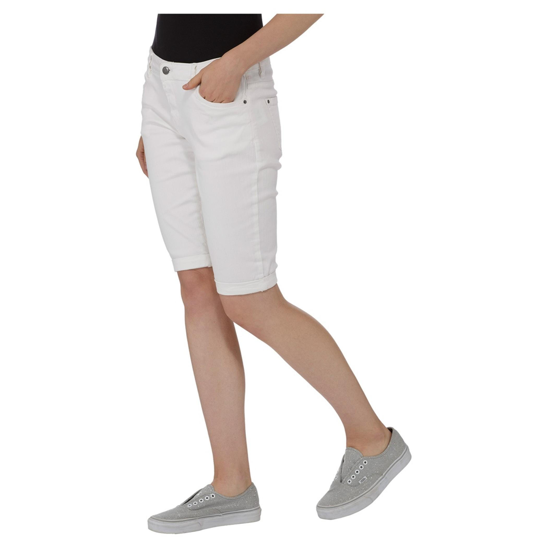 Solid Colour Shorts-women-clothing-bottoms-shorts-image-3