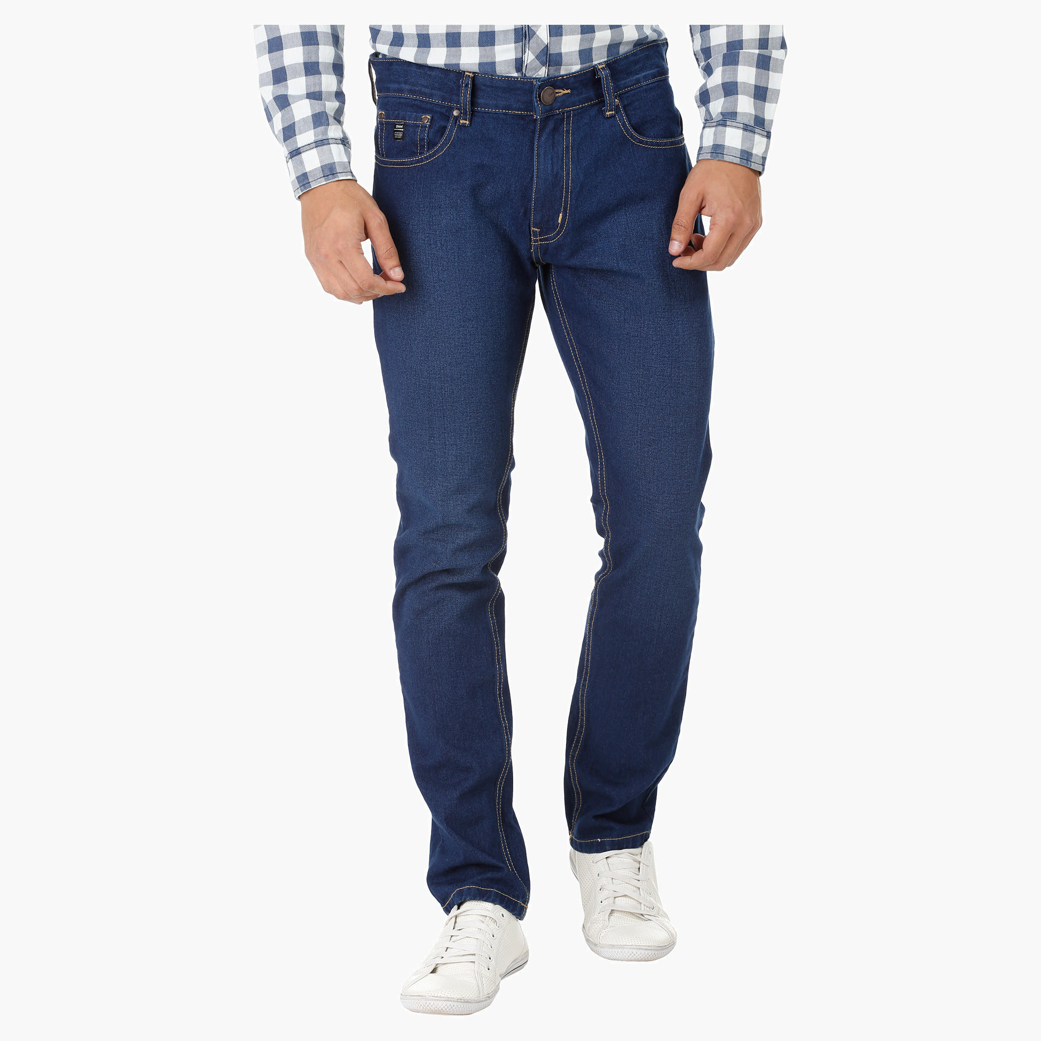 Full Length Jeans with Stitch Detailing-men-clothing-bottoms-jeans-image-1