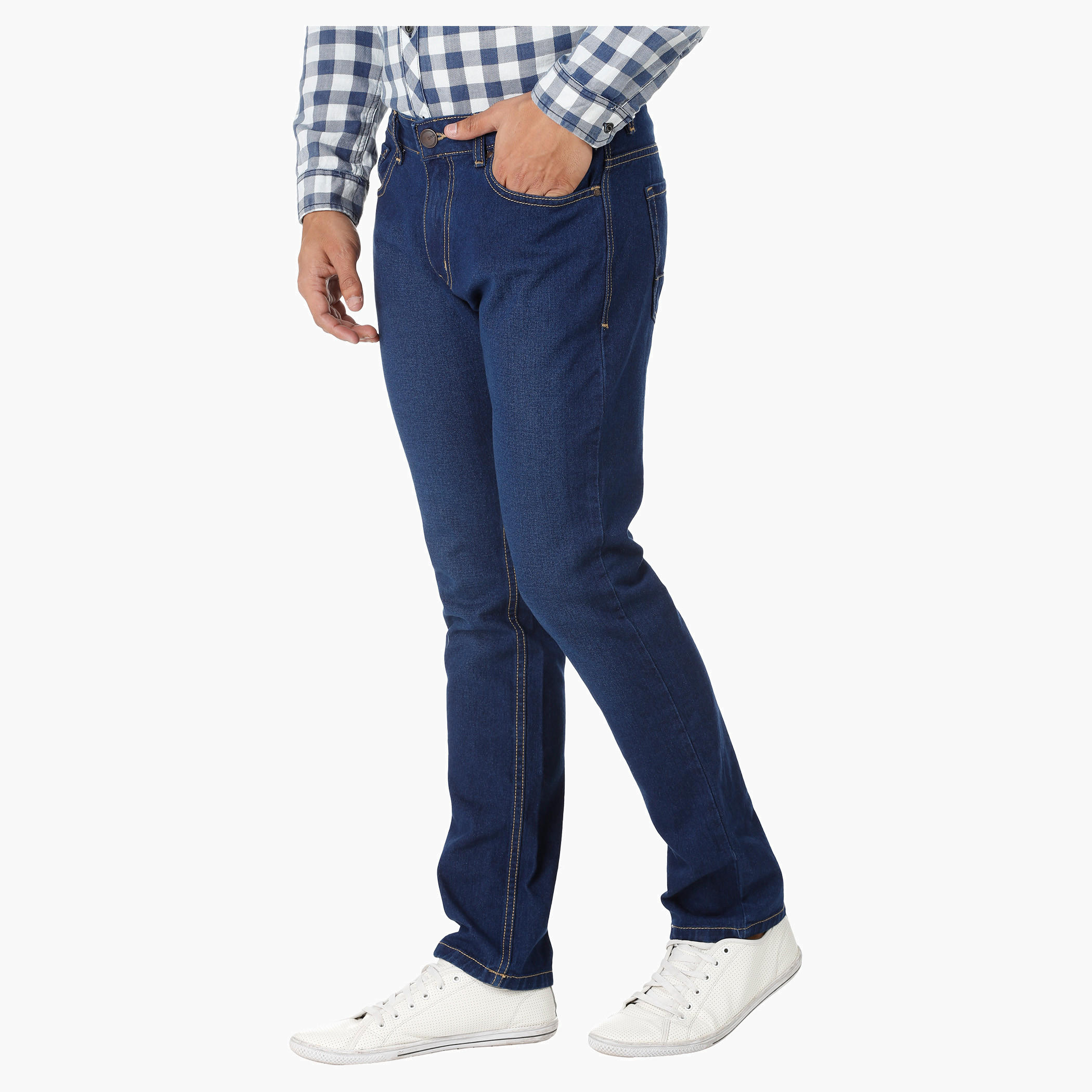 Full Length Jeans with Stitch Detailing-men-clothing-bottoms-jeans-image-3