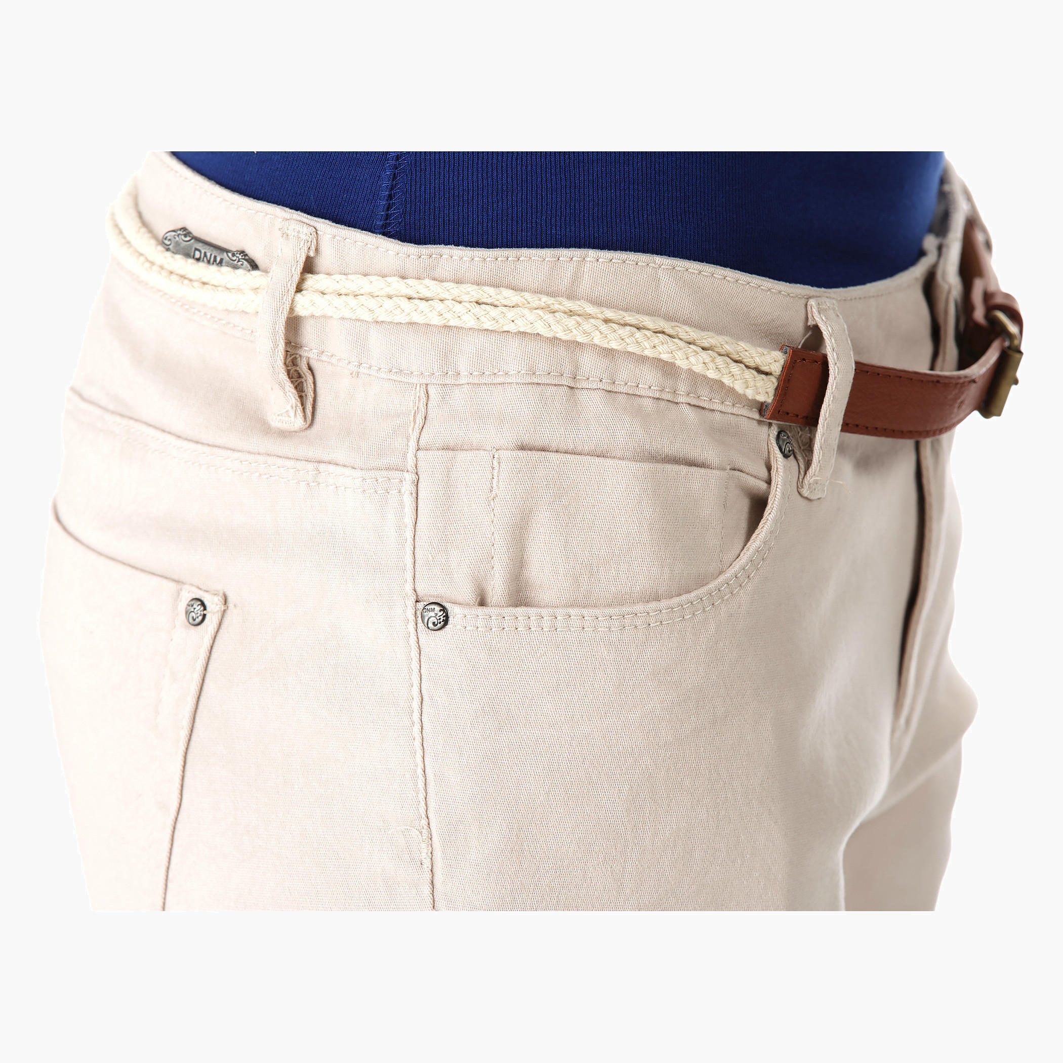 Solid Colour Shorts-women-clothing-bottoms-shorts-image-4