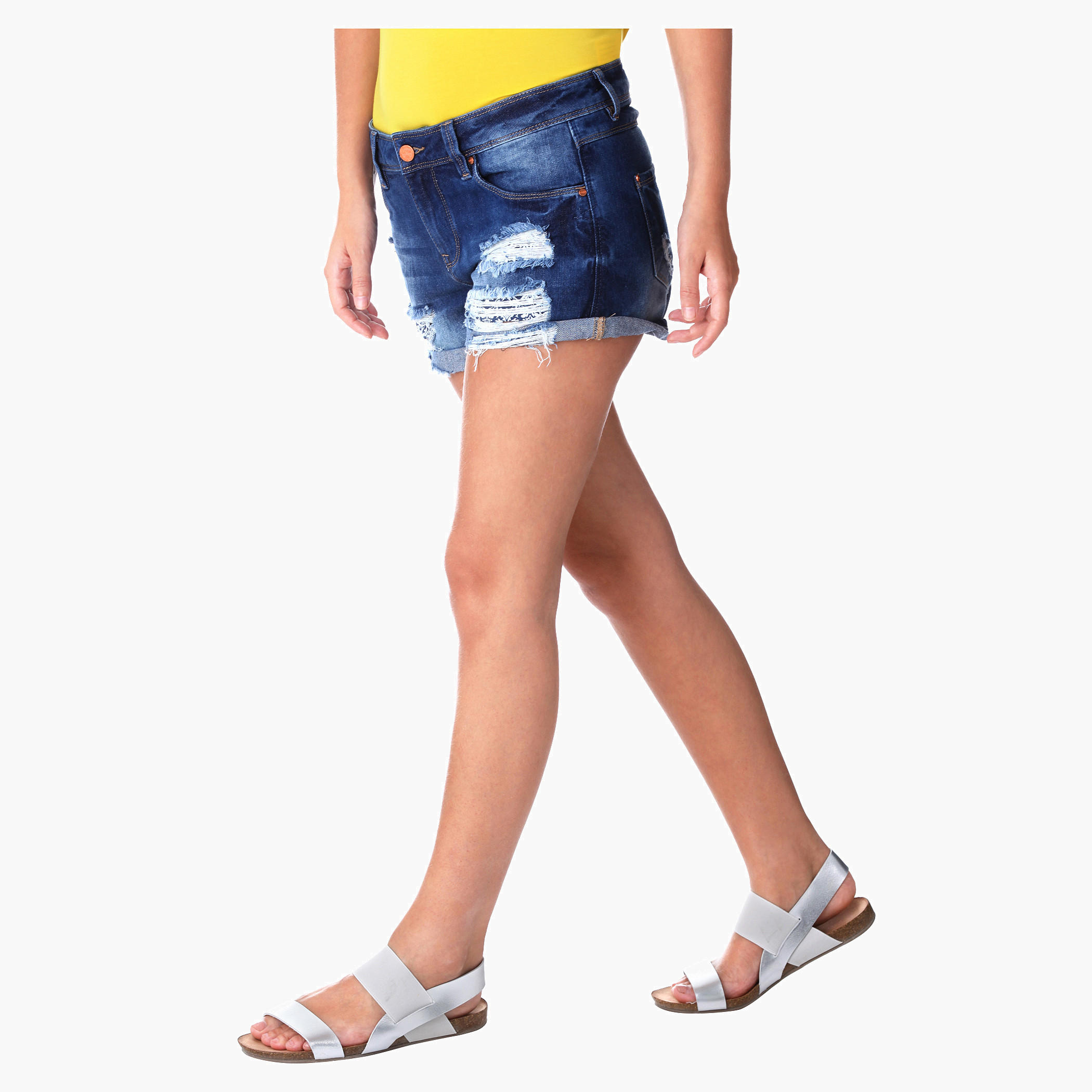 Denim Shorts-women-clothing-bottoms-shorts-image-3