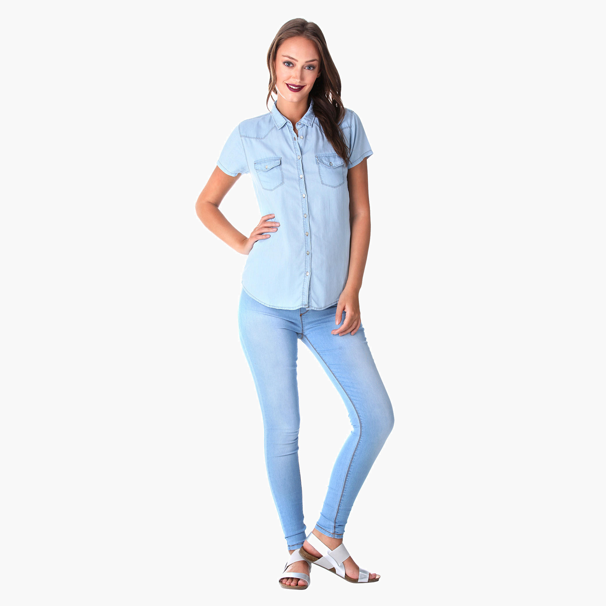 Solid Colour Shirt-women-clothing-shirtsandblouses-blouses-image-5