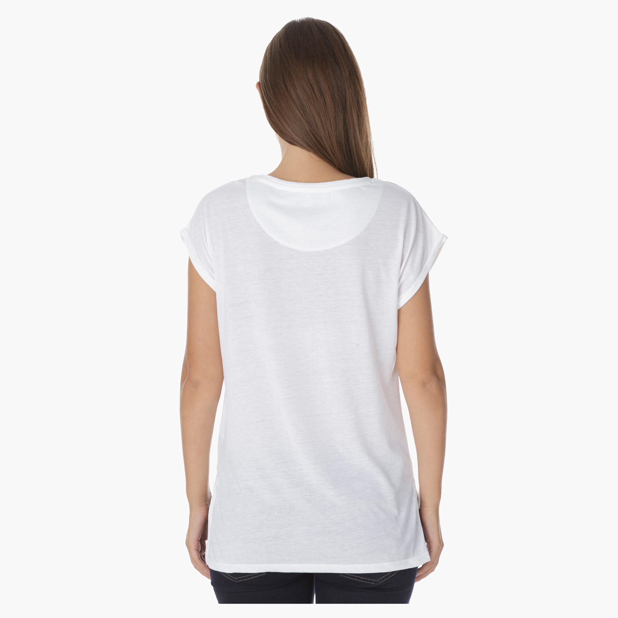 Printed Short-sleeved T-shirt-women-clothing-tshirts-image-4