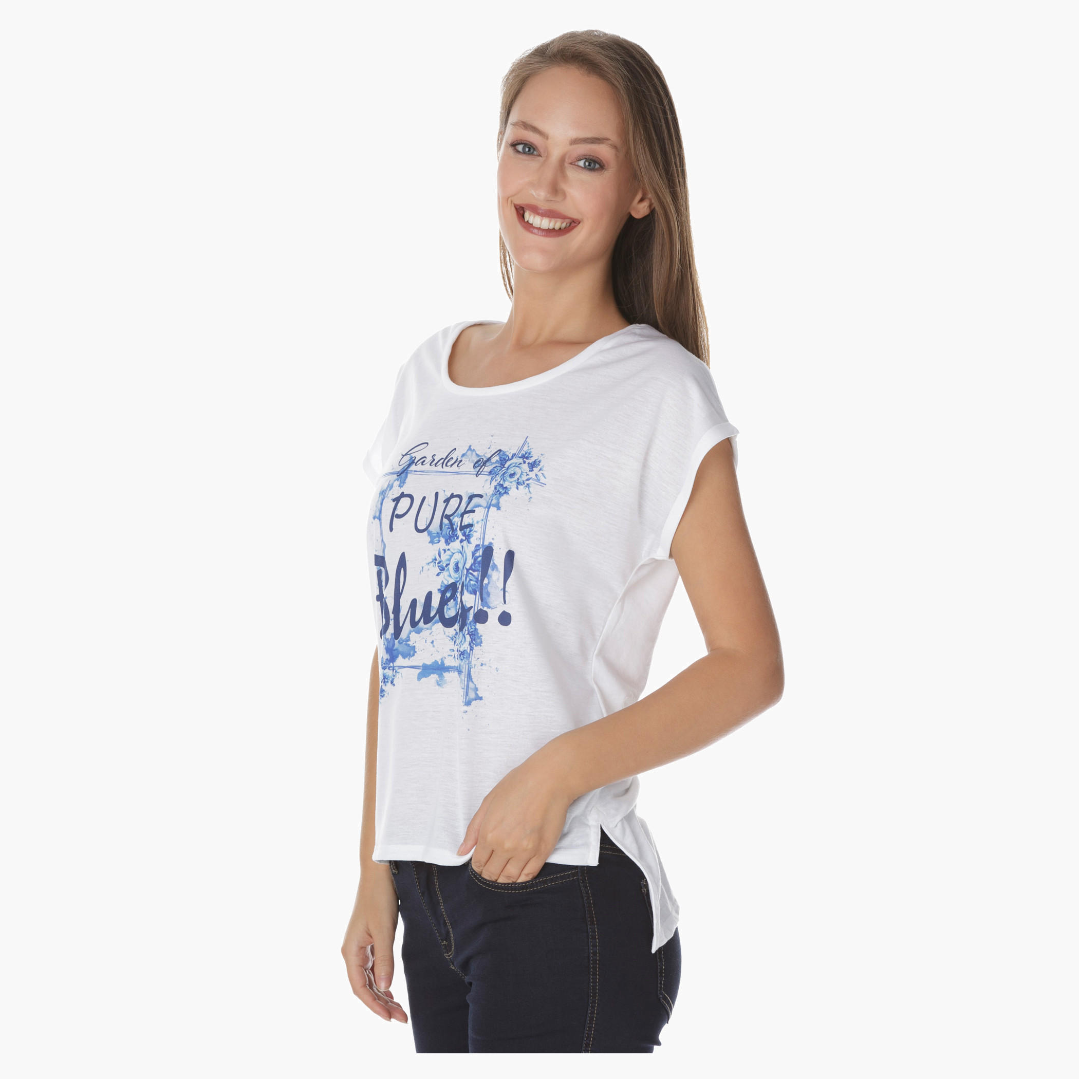 Printed Short-sleeved T-shirt-women-clothing-tshirts-image-3