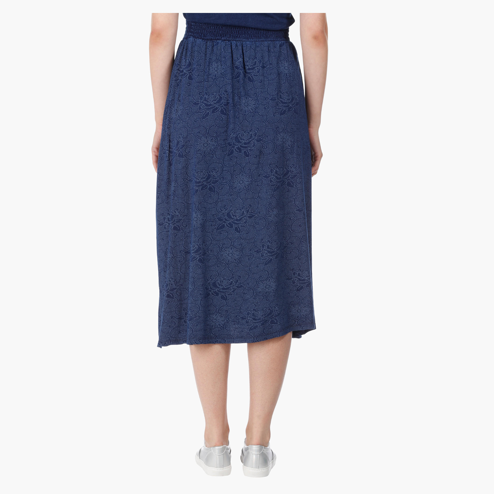 Long Denim Skirt in Regular Fit-women-clothing-bottoms-skirts-image-2