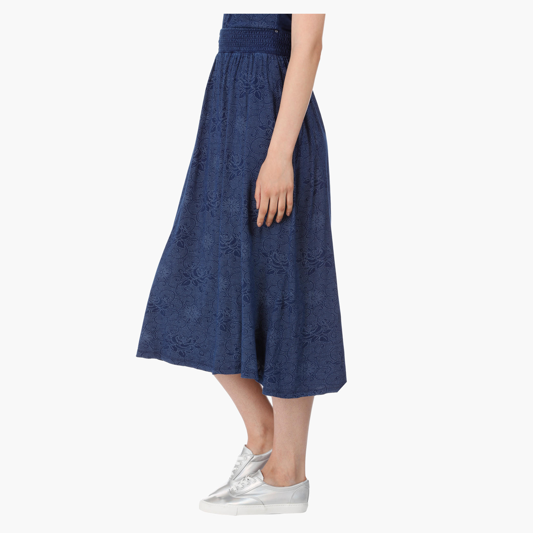 Long Denim Skirt in Regular Fit-women-clothing-bottoms-skirts-image-3