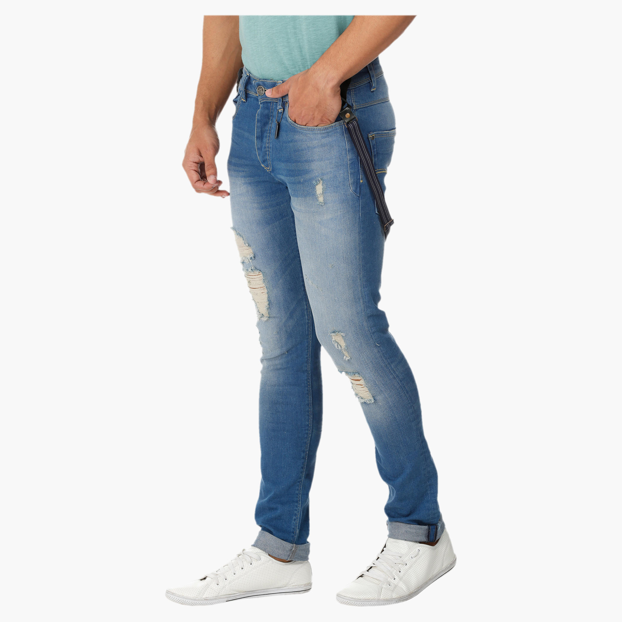 Ripped Denims with Suspenders-men-clothing-bottoms-jeans-image-3