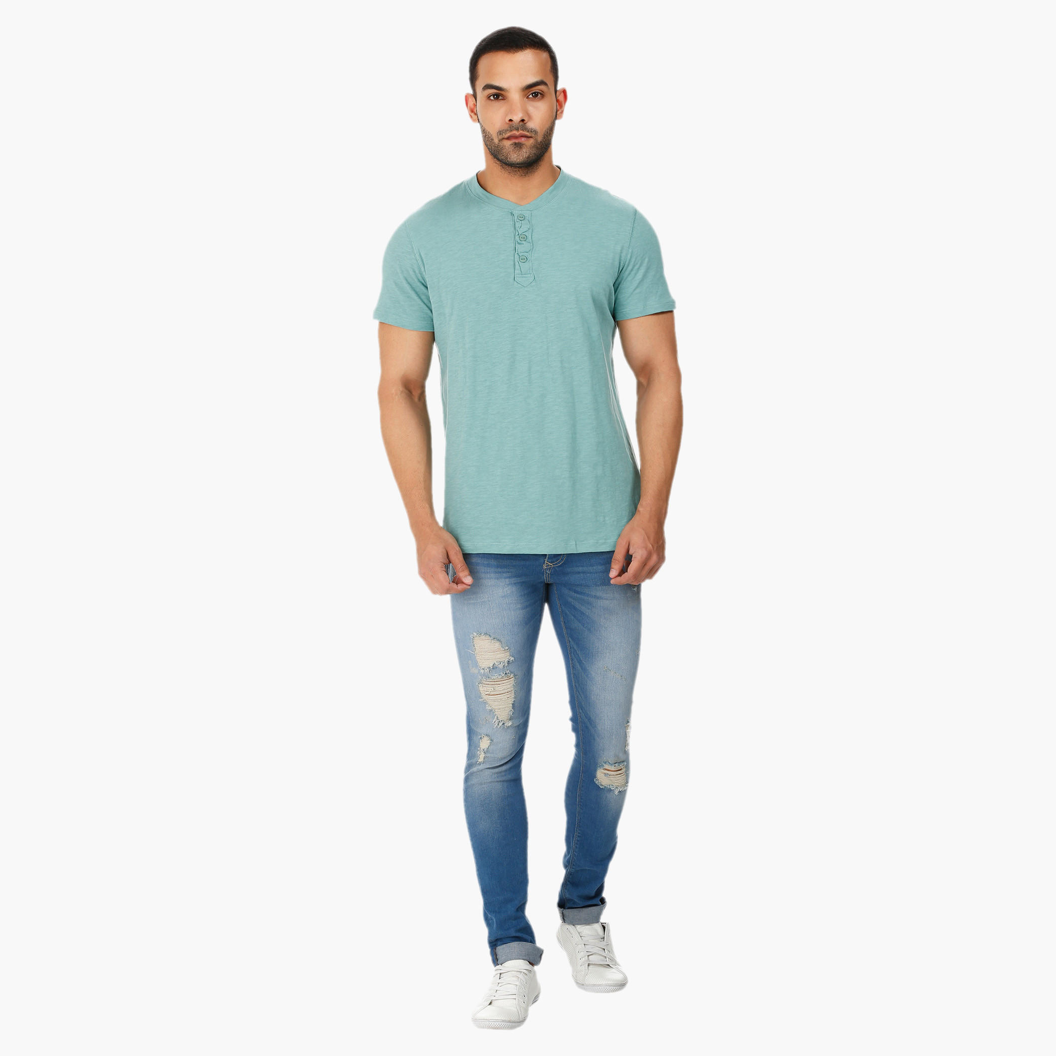 Ripped Denims with Suspenders-men-clothing-bottoms-jeans-image-5