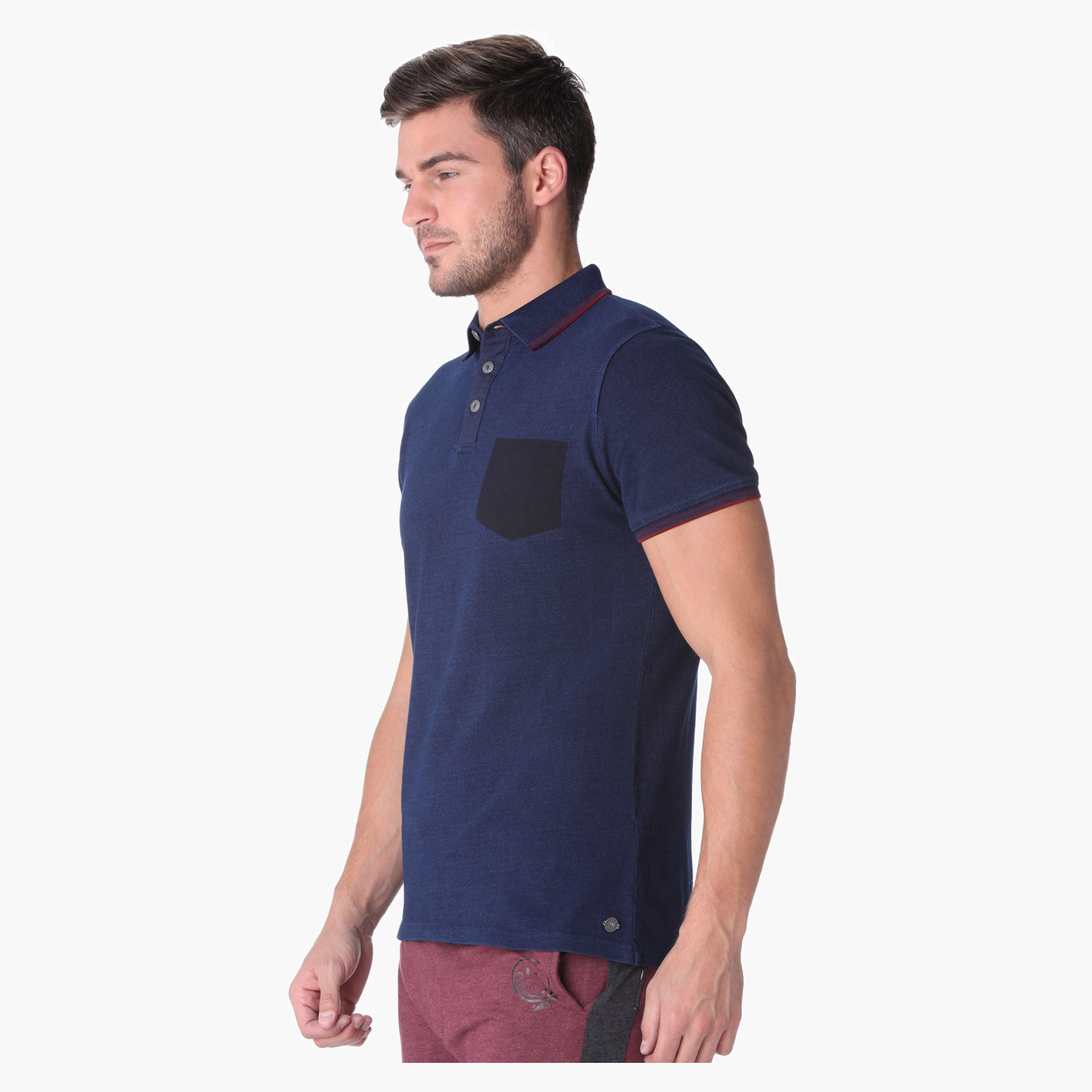 Polo Neck T-shirt-men-clothing-tshirtsandpolos-polos-image-3