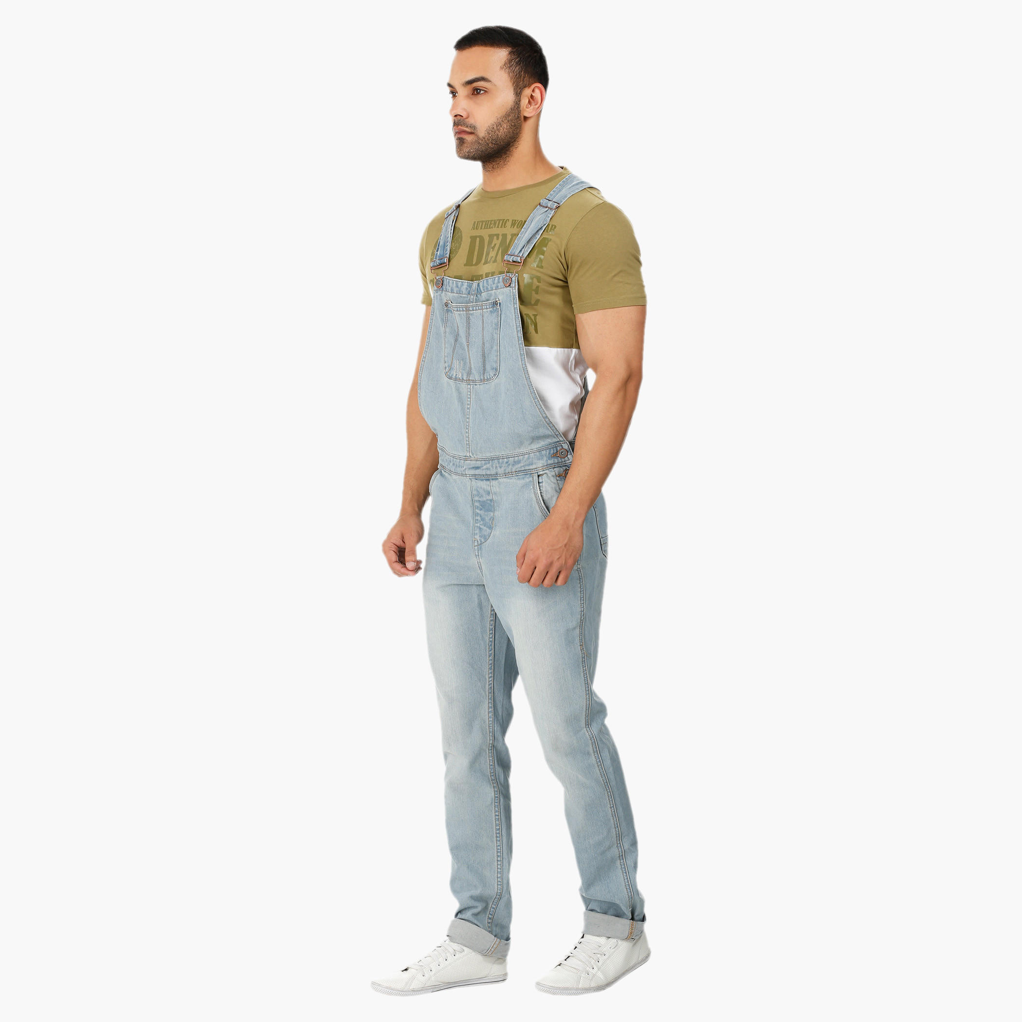 Stonewashed Denim Dungarees-men-clothing-bottoms-jeans-image-2