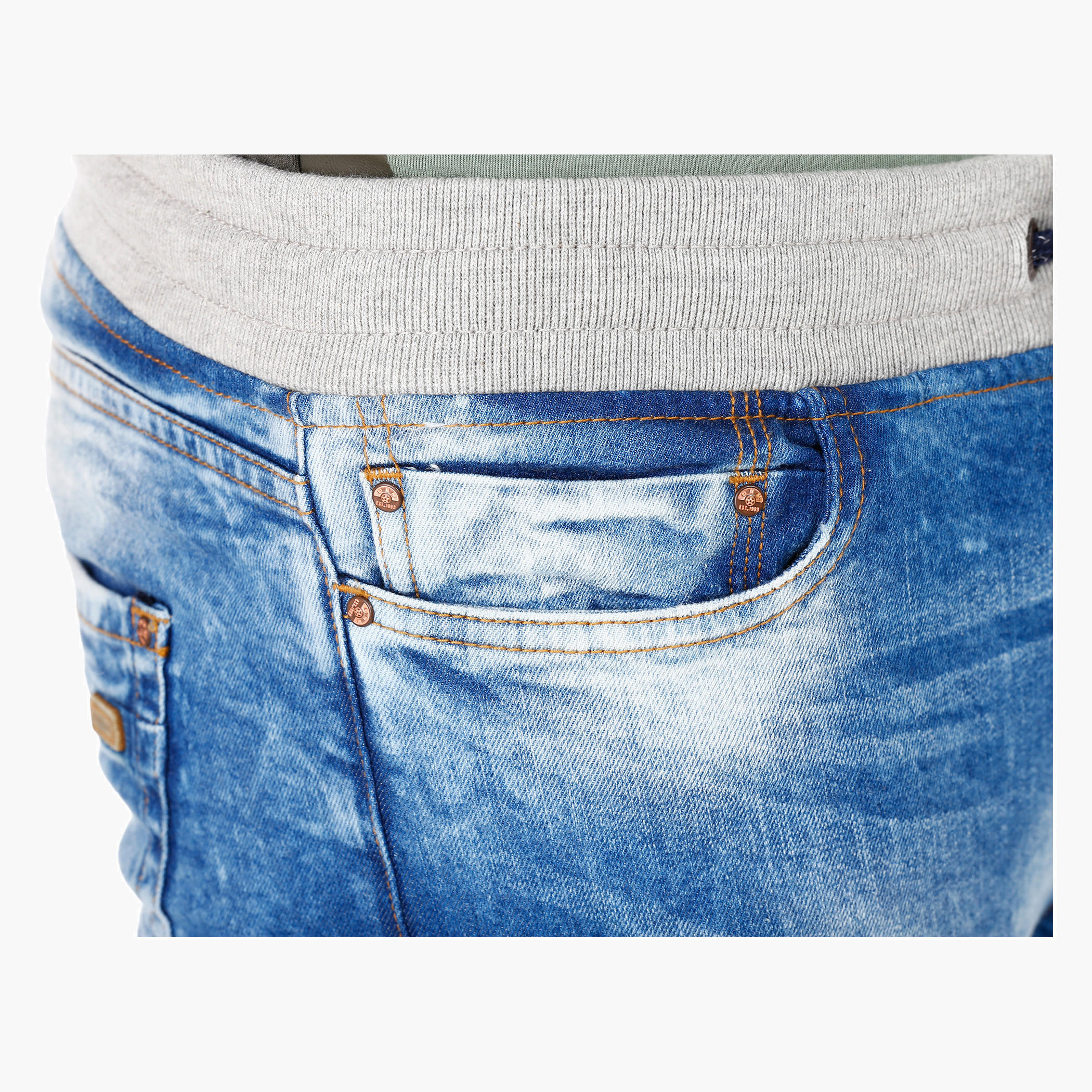 Low-rise Denim Joggers with Ribbed waistband in Slim Fit-men-clothing-bottoms-jeans-image-4