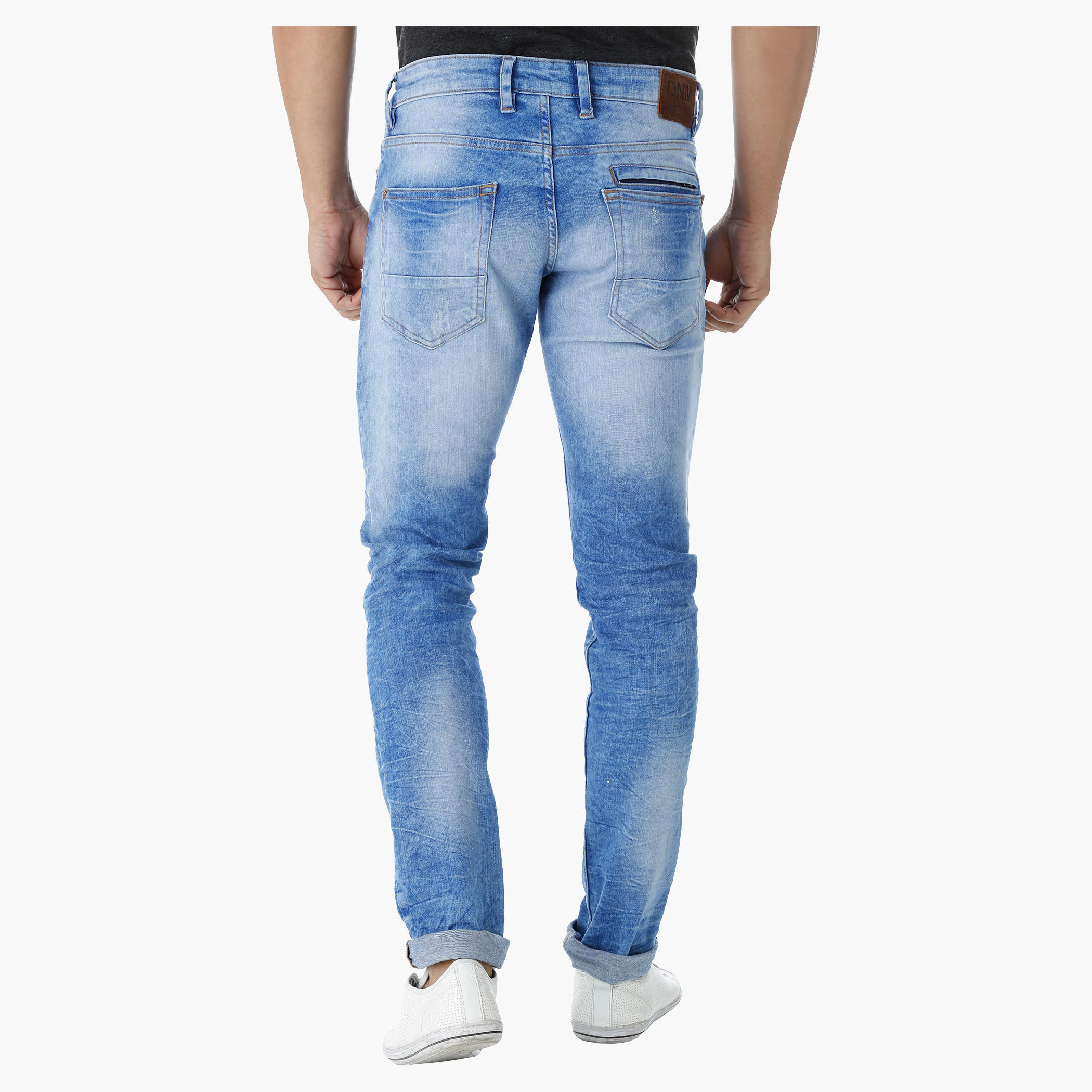 Low Rise Denim with Stone Wash and Distressed Finish-men-clothing-bottoms-jeans-image-2