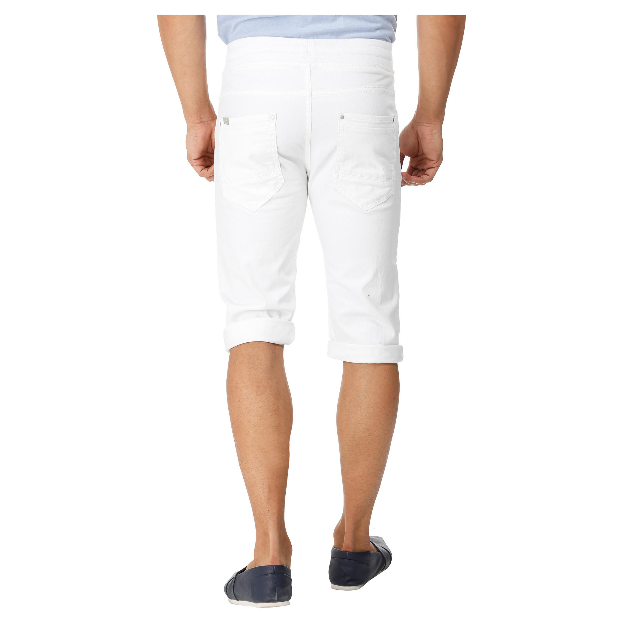 Drawstring Denim Shorts-men-clothing-bottoms-shorts-image-4