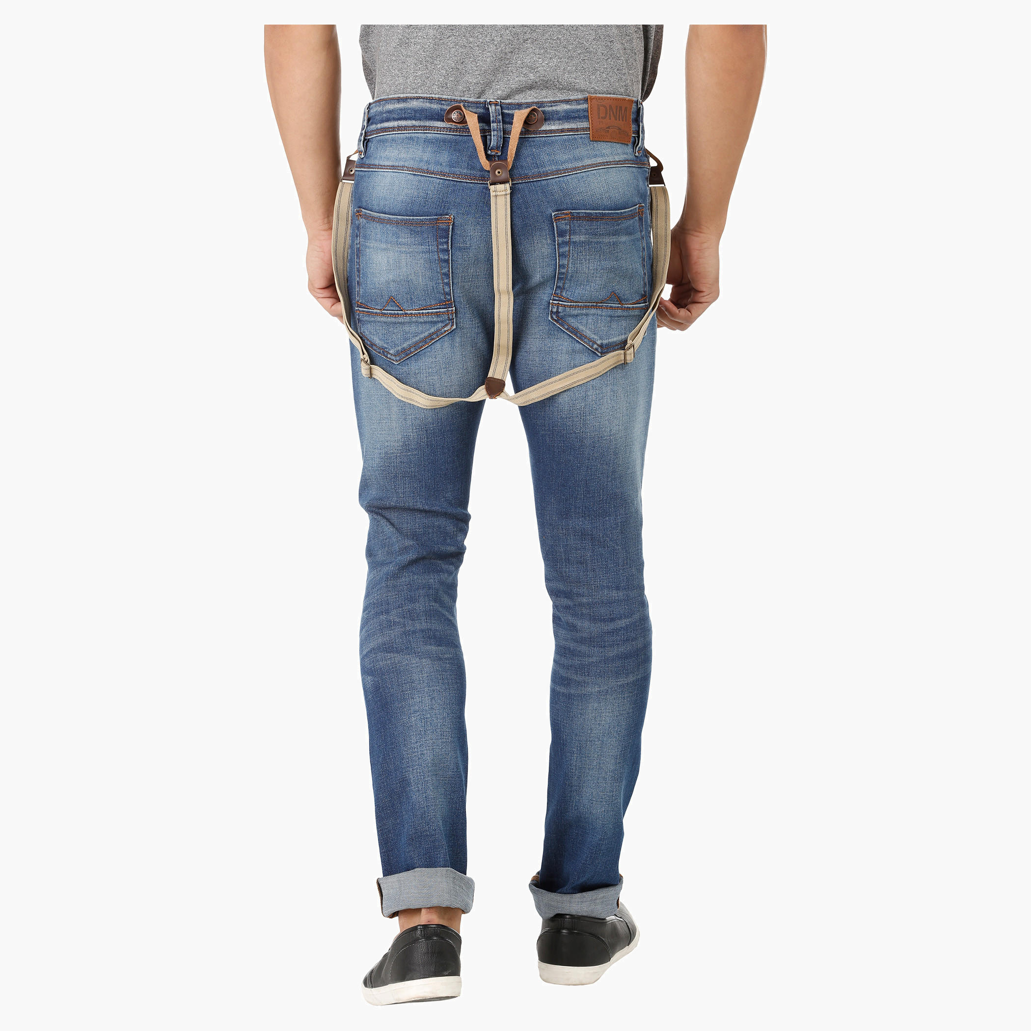 Full Length Jeans with Suspenders-men-clothing-bottoms-jeans-image-2