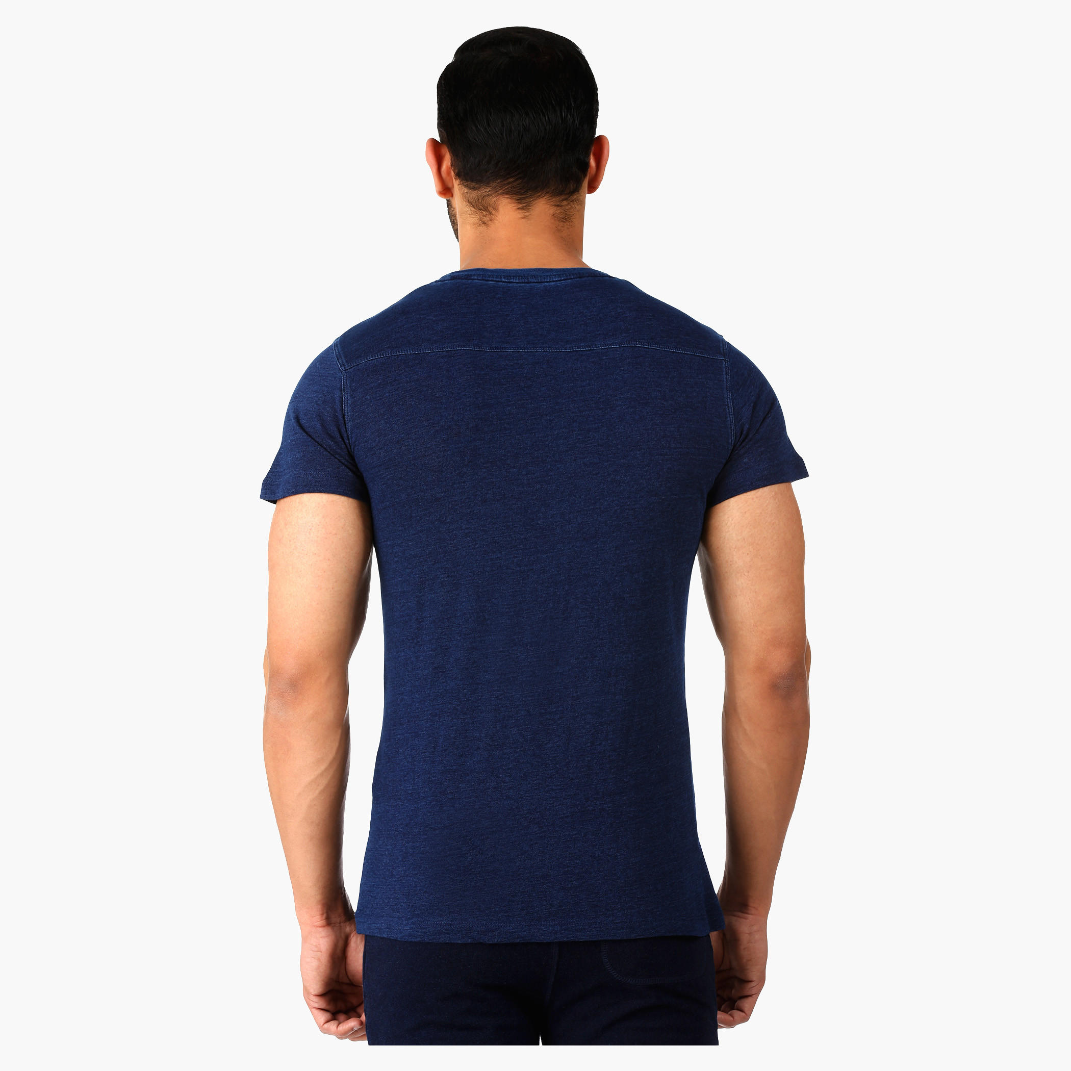 Printed Round Neck T-Shirt with Short Sleeves in Regular Fit-men-clothing-tshirtsandpolos-tshirts-image-2