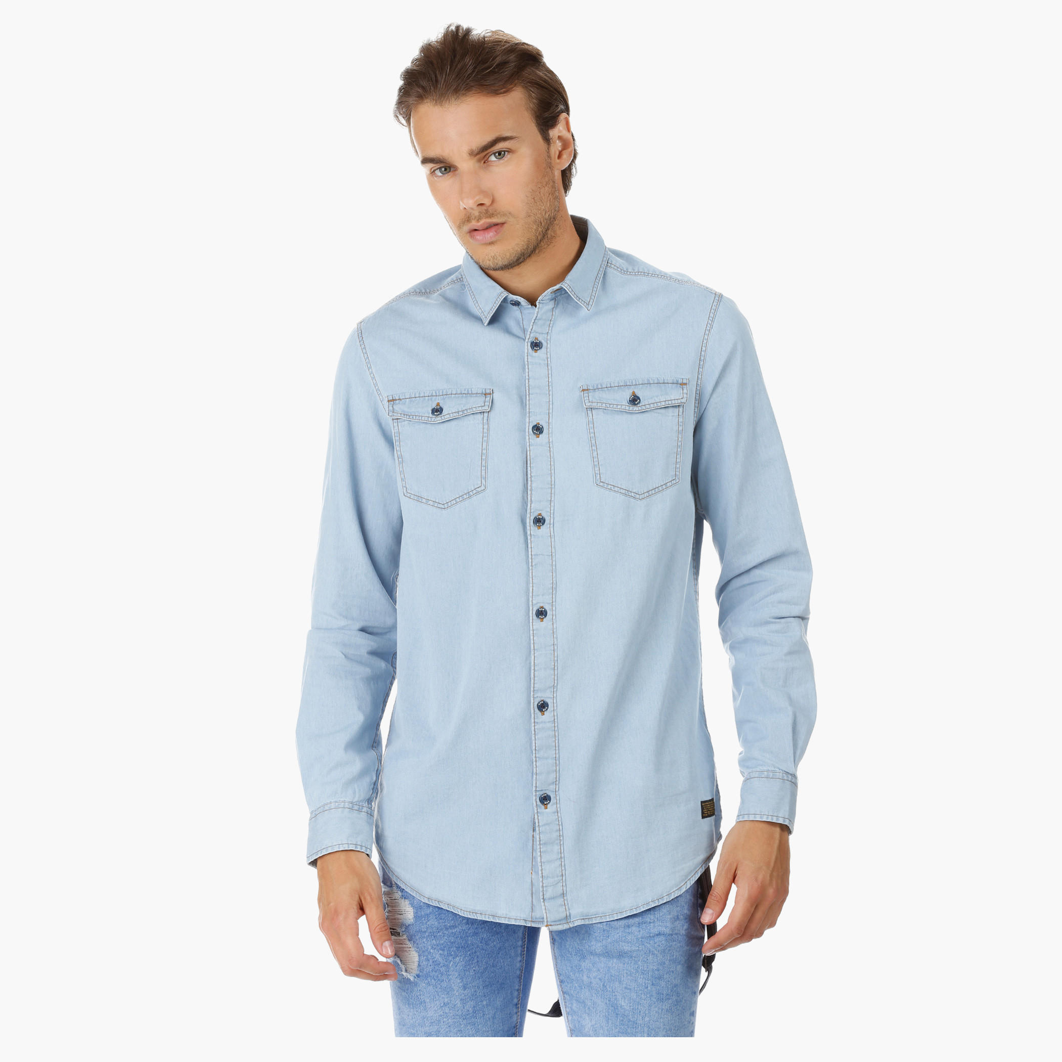Long Sleeves Denim Shirt-men-clothing-shirts-image-5