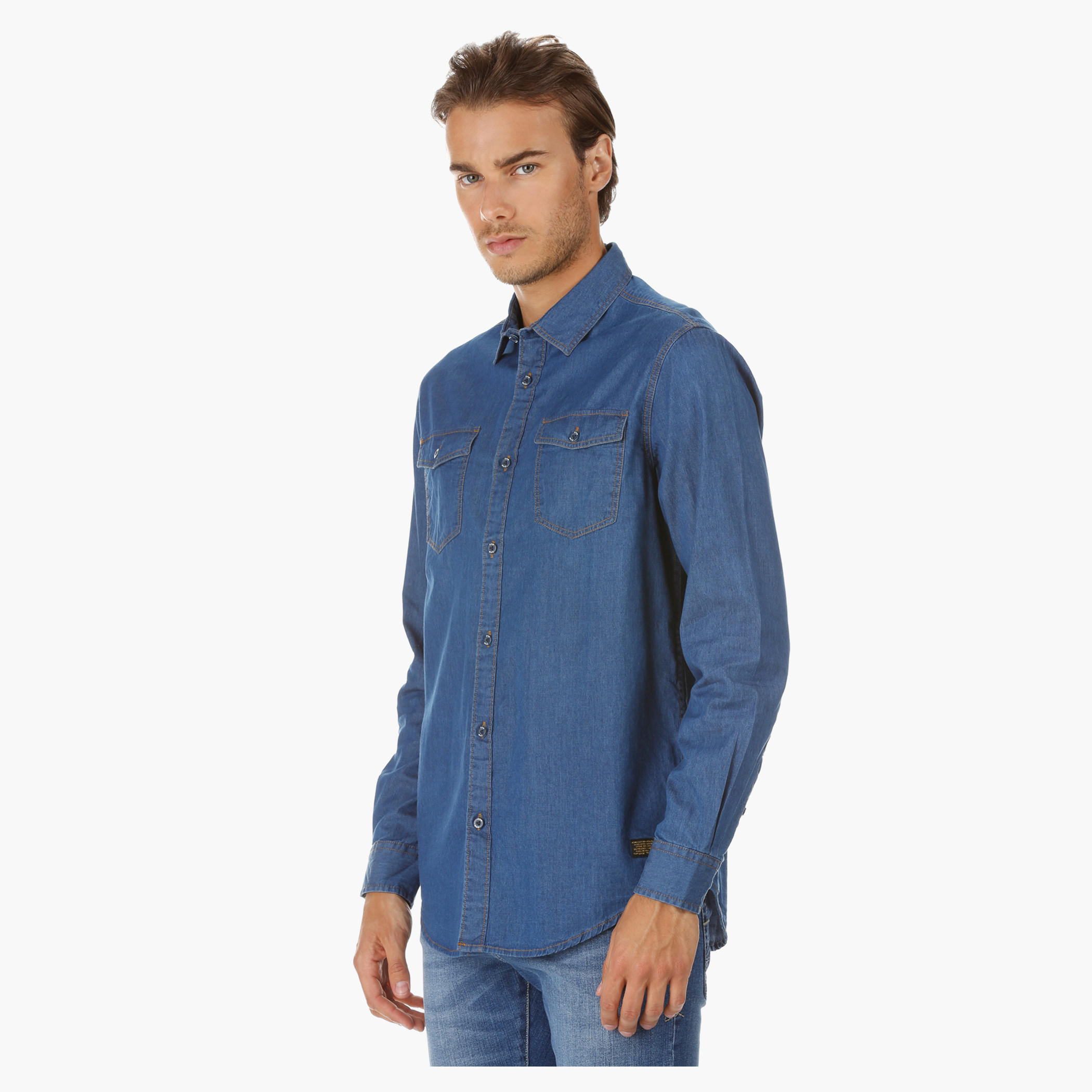 Long Sleeves Denim Shirt-men-clothing-shirts-image-3