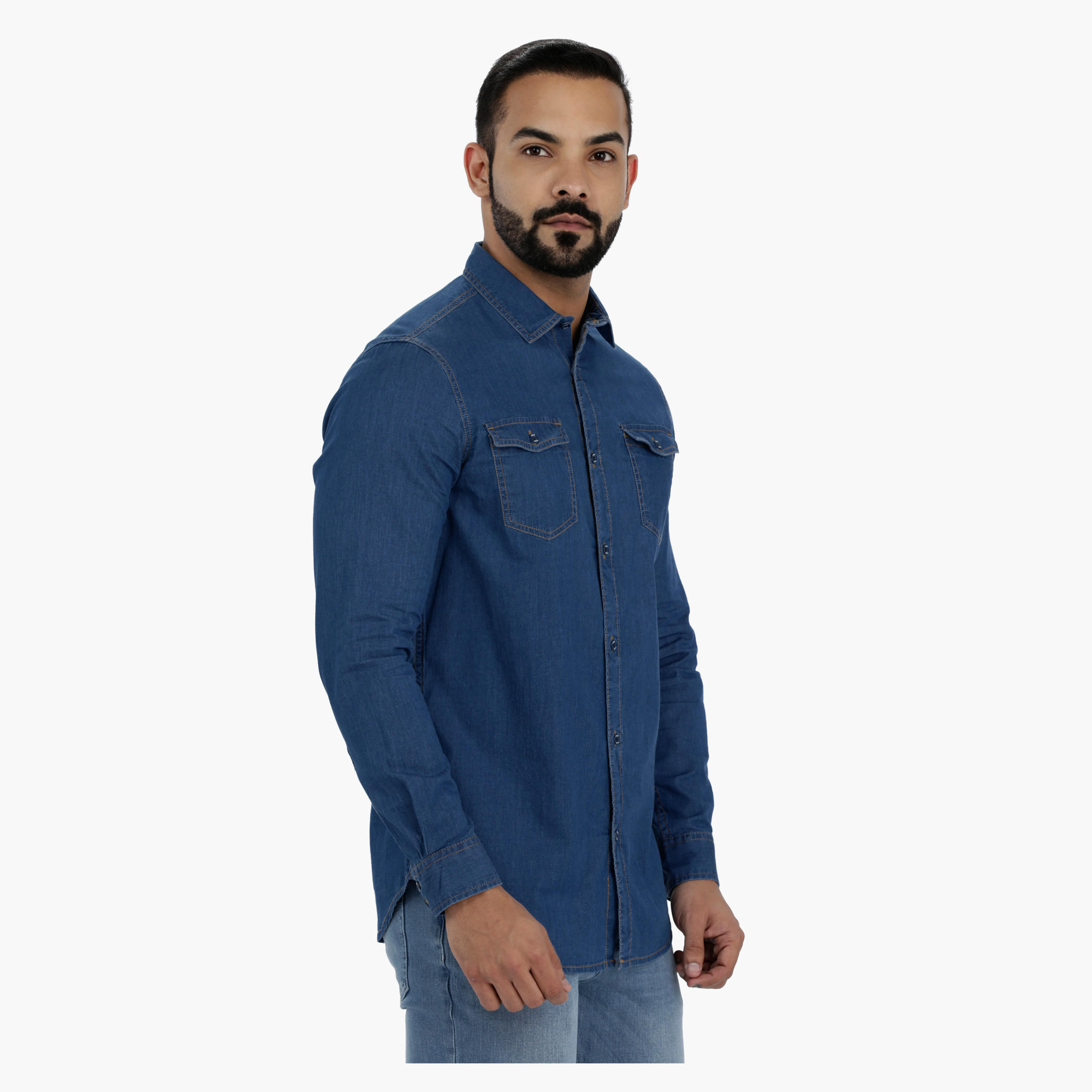 Long Sleeves Denim Shirt-men-clothing-shirts-image-3