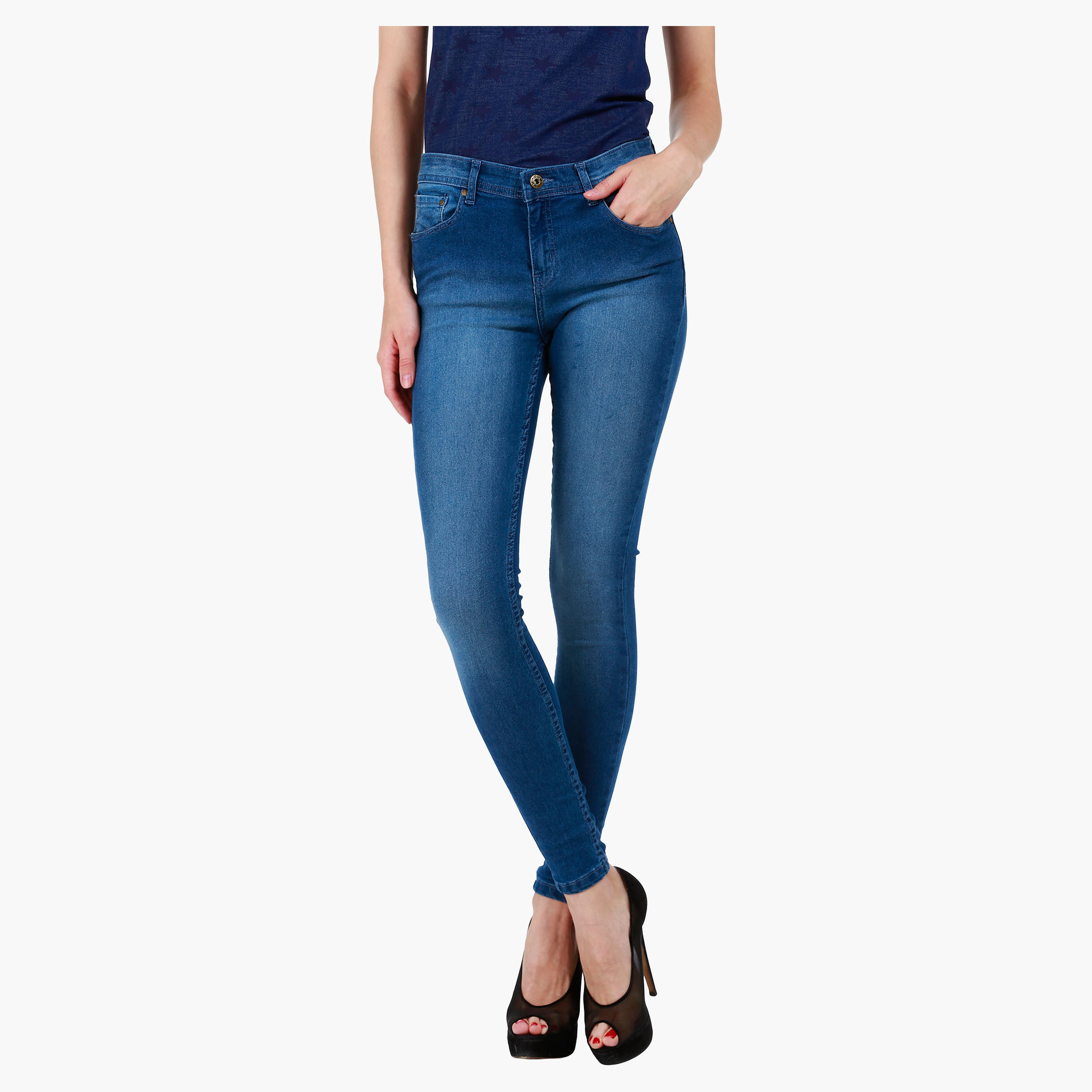 Plain Stretch Denims in Super Skinny Fit-women-clothing-bottoms-jeans-image-1