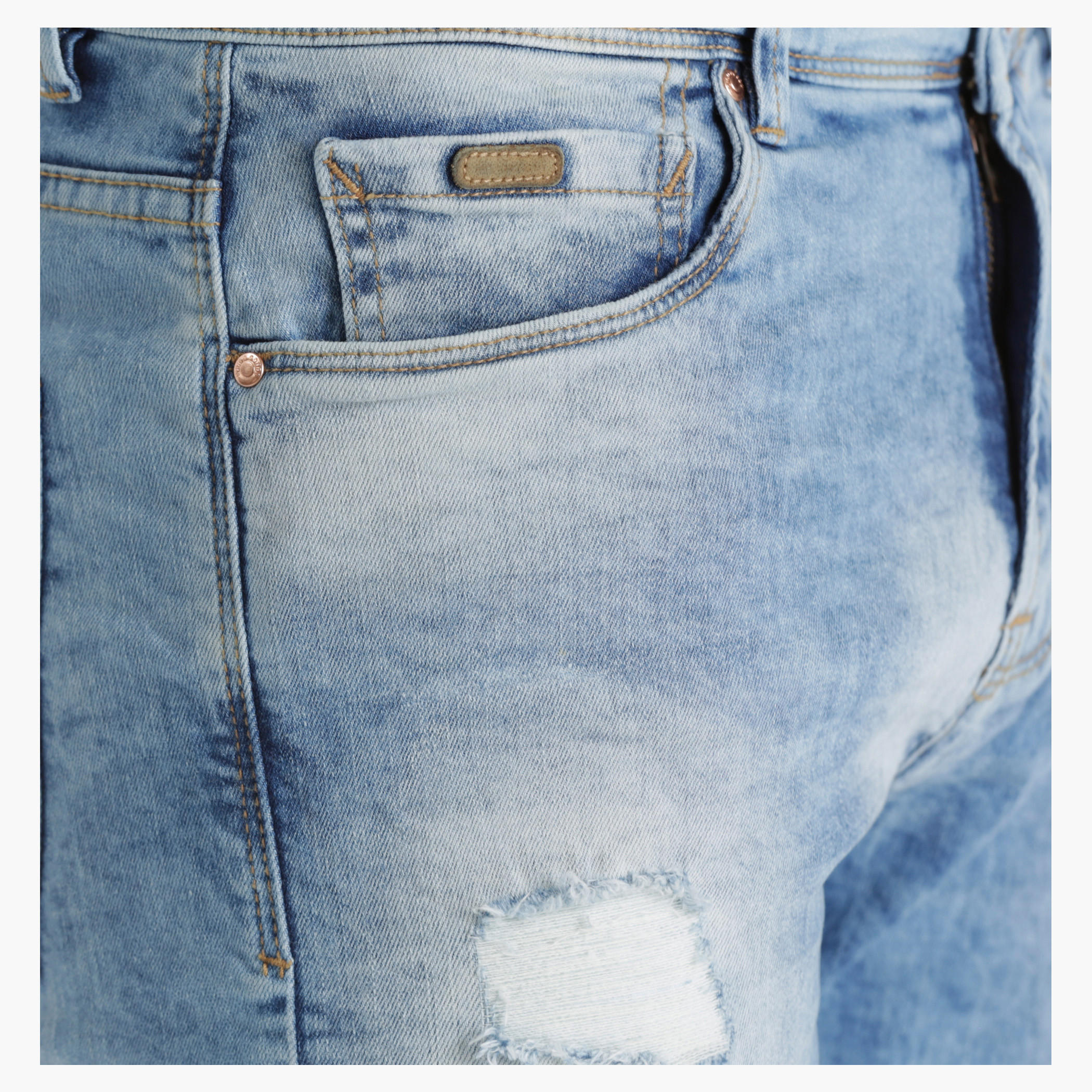Denim Shorts in Regular Fit-men-clothing-bottoms-shorts-image-4
