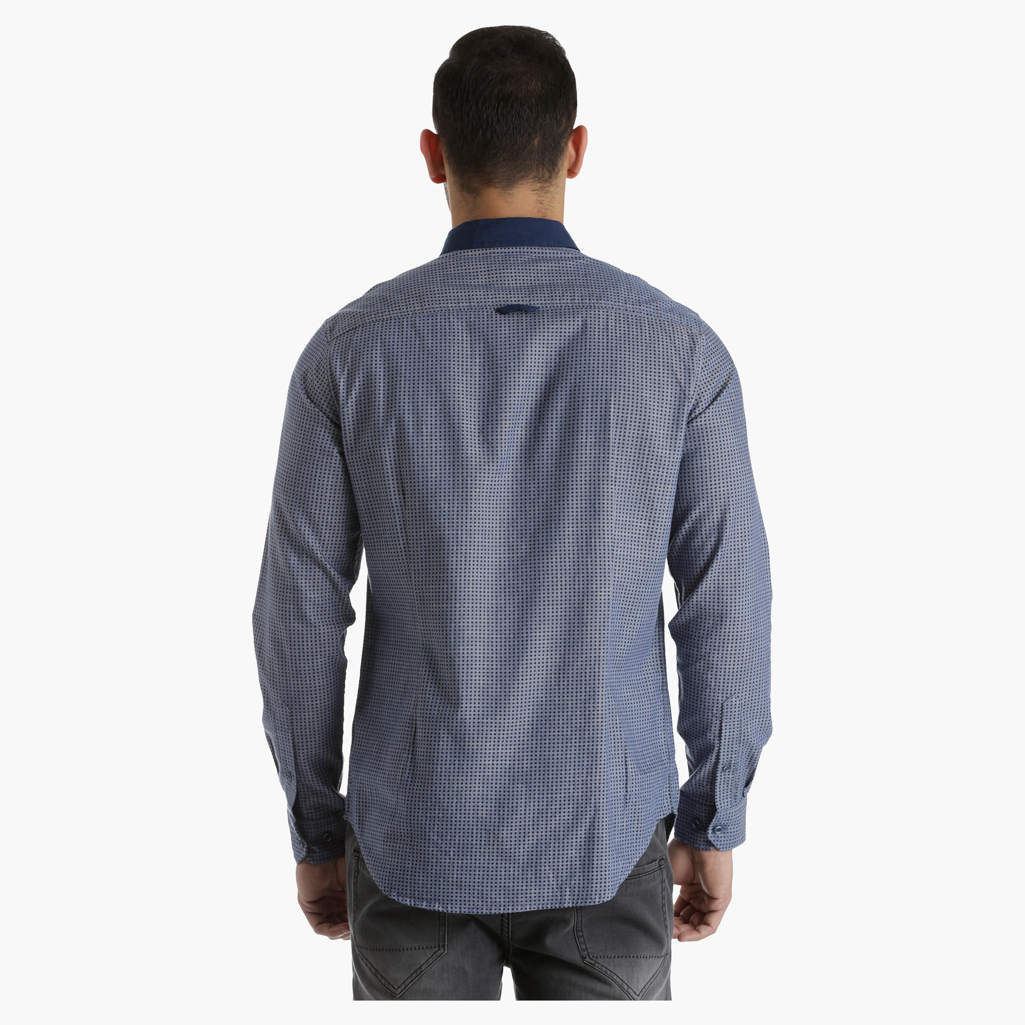 Denim Shirt in Slim Fit-men-clothing-shirts-image-2
