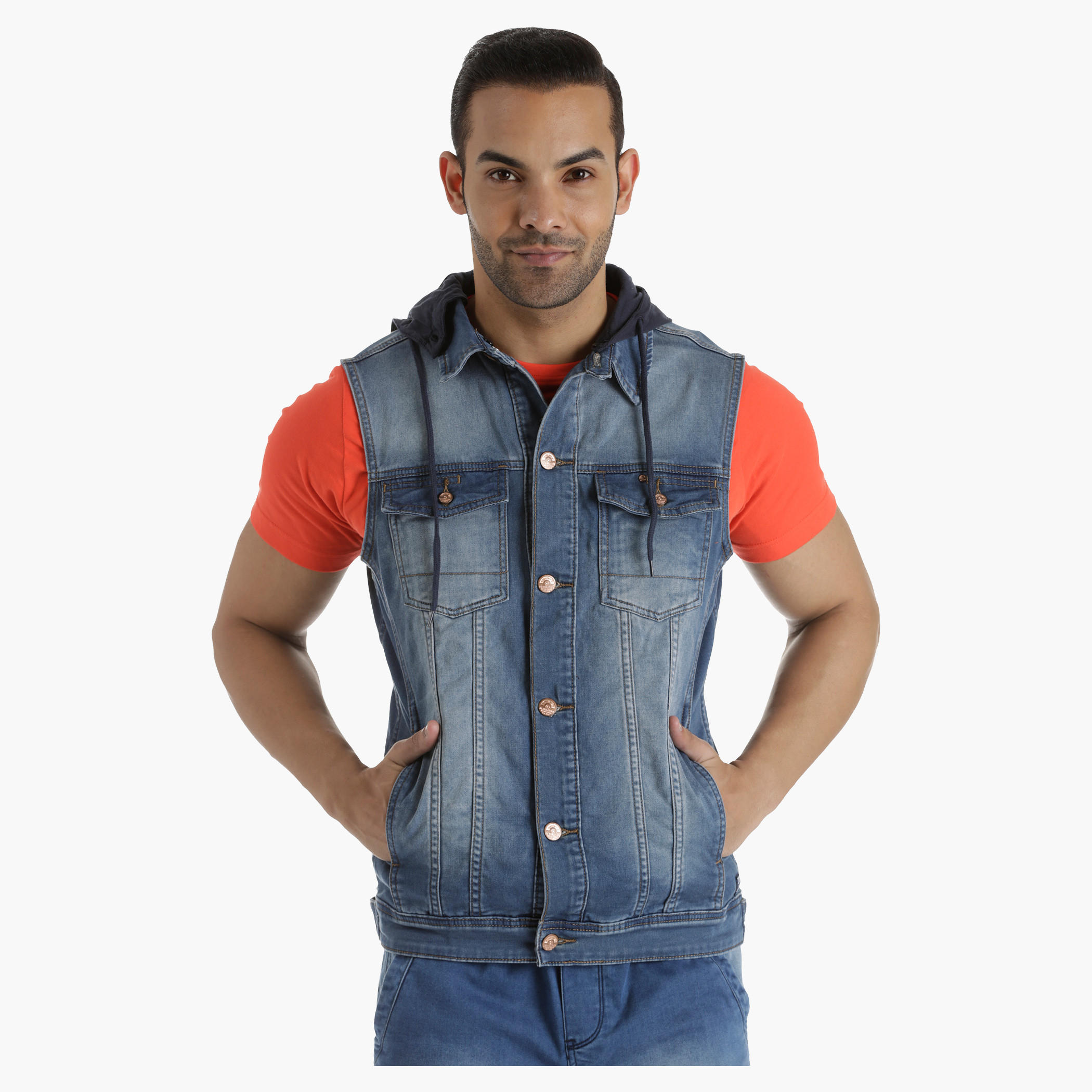 Sleeveless Denim Jacket with Hood-men-clothing-jacketsandblazers-jackets-image-1