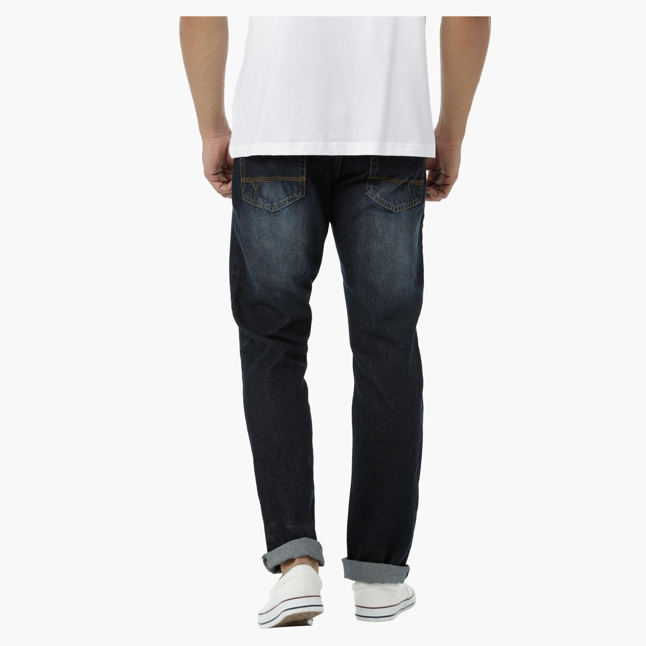 Basic Medium Rise Denims in Straight Fit-men-clothing-bottoms-jeans-image-2