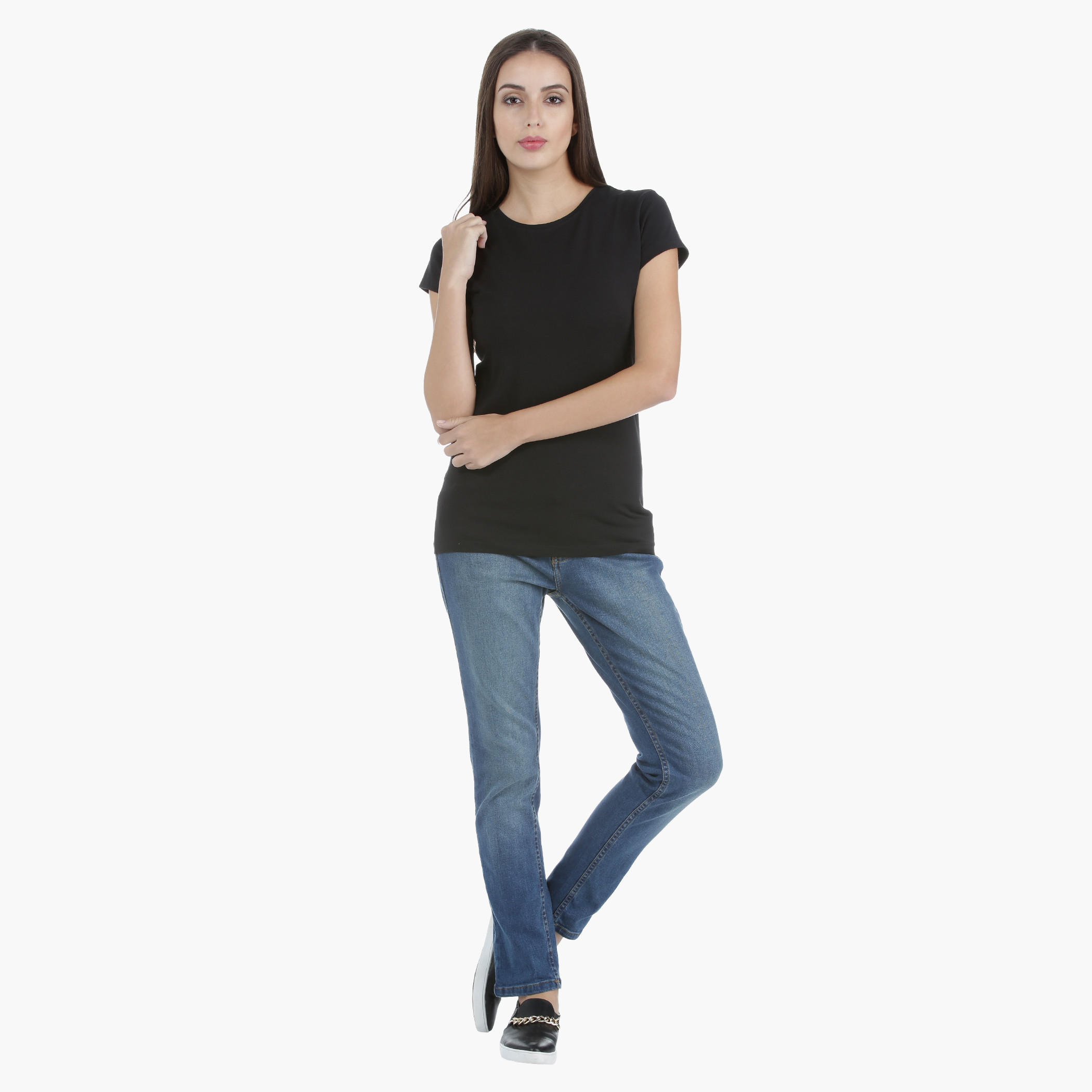 Basic Jeans in Regular Fit-women-clothing-bottoms-jeans-image-1