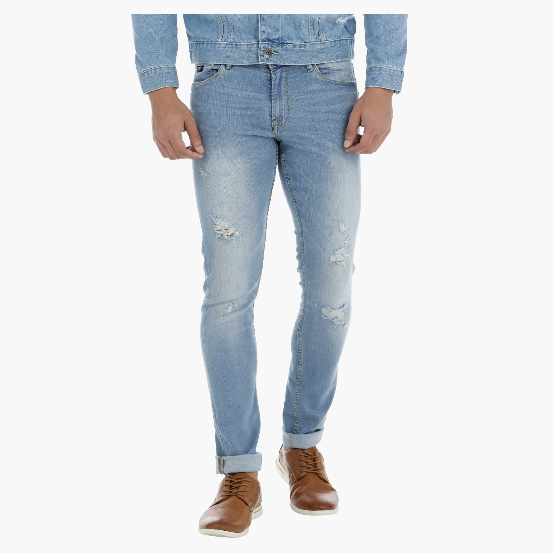 Distressed Jeans in Skinny Fit-men-clothing-bottoms-jeans-image-1
