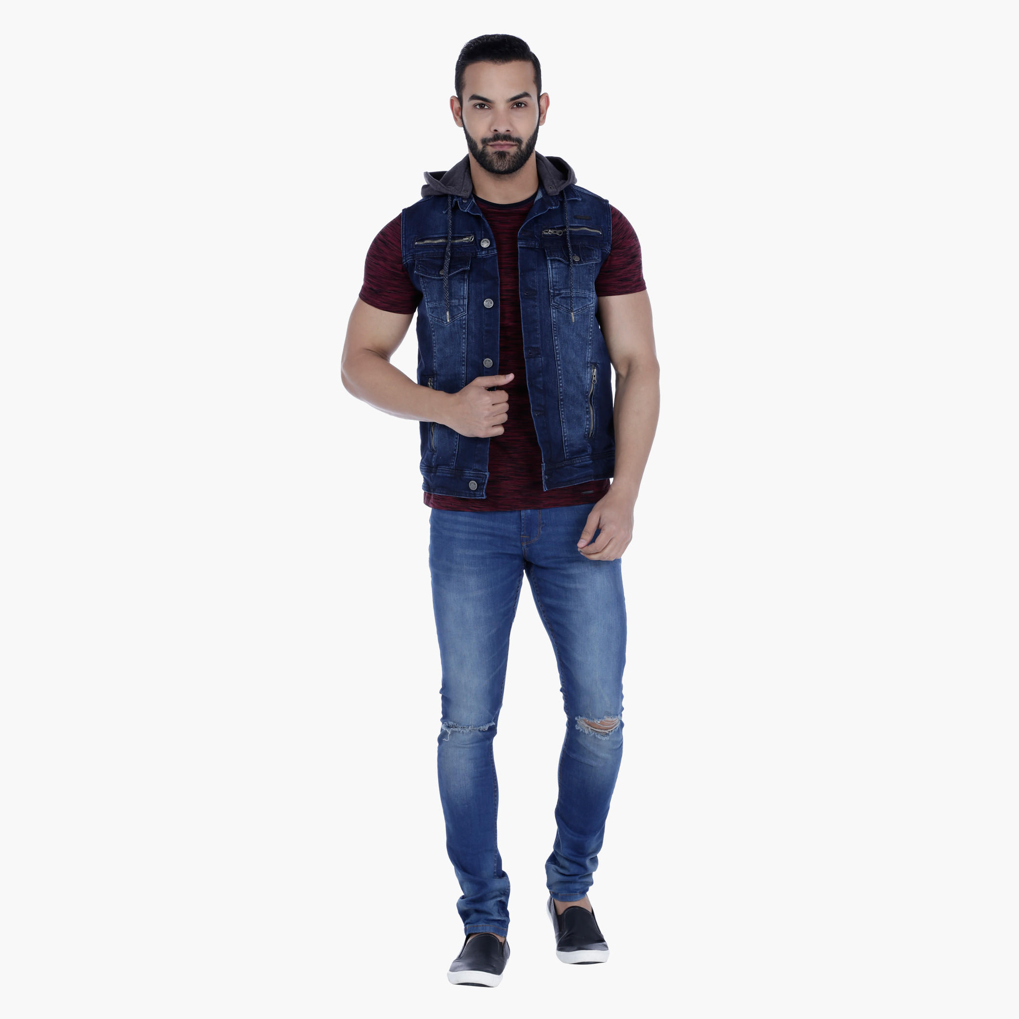 Knee Slit Jeans in Skinny Fit-men-clothing-bottoms-jeans-image-5