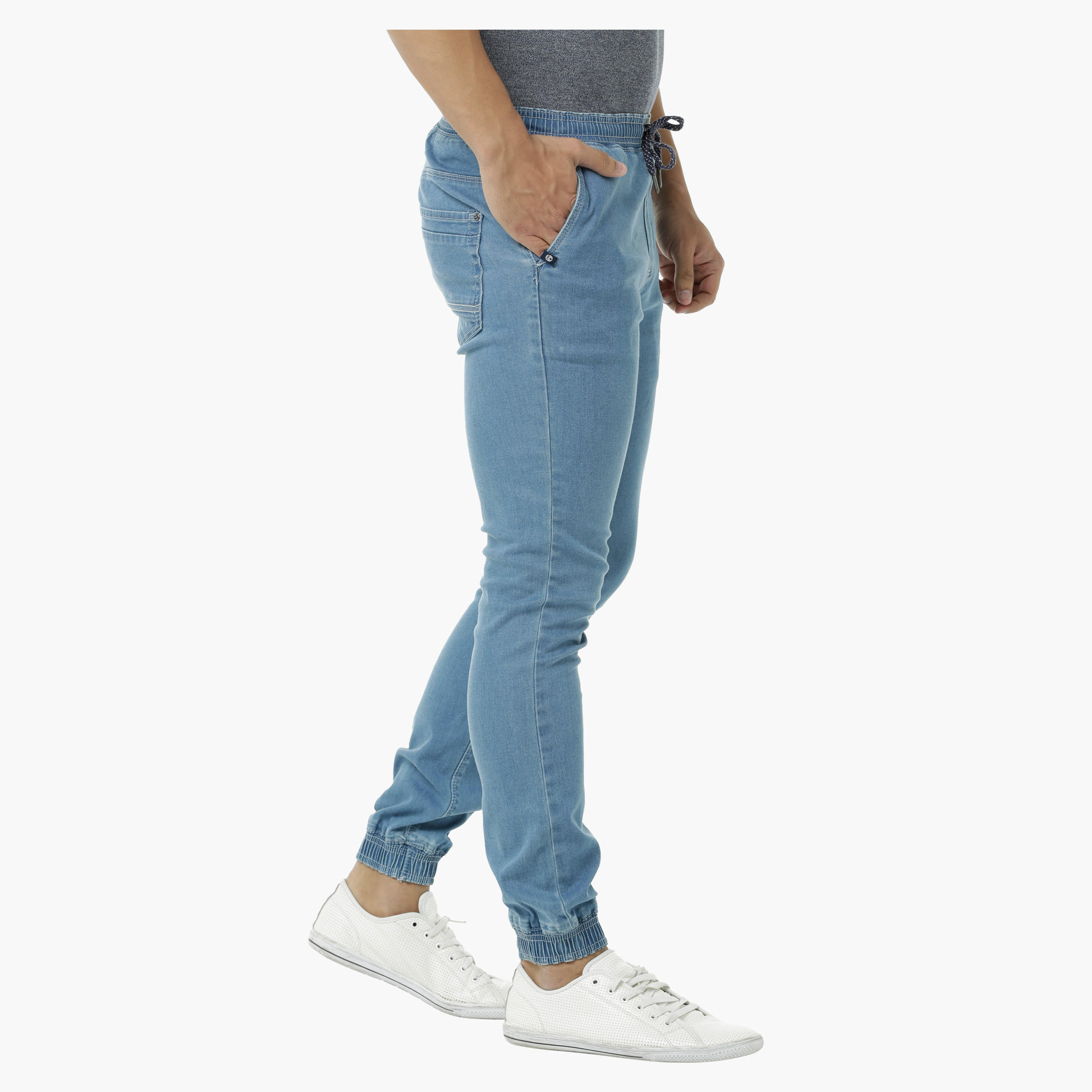 Jog Pants with Elastic Waistband-men-clothing-bottoms-jeans-image-3