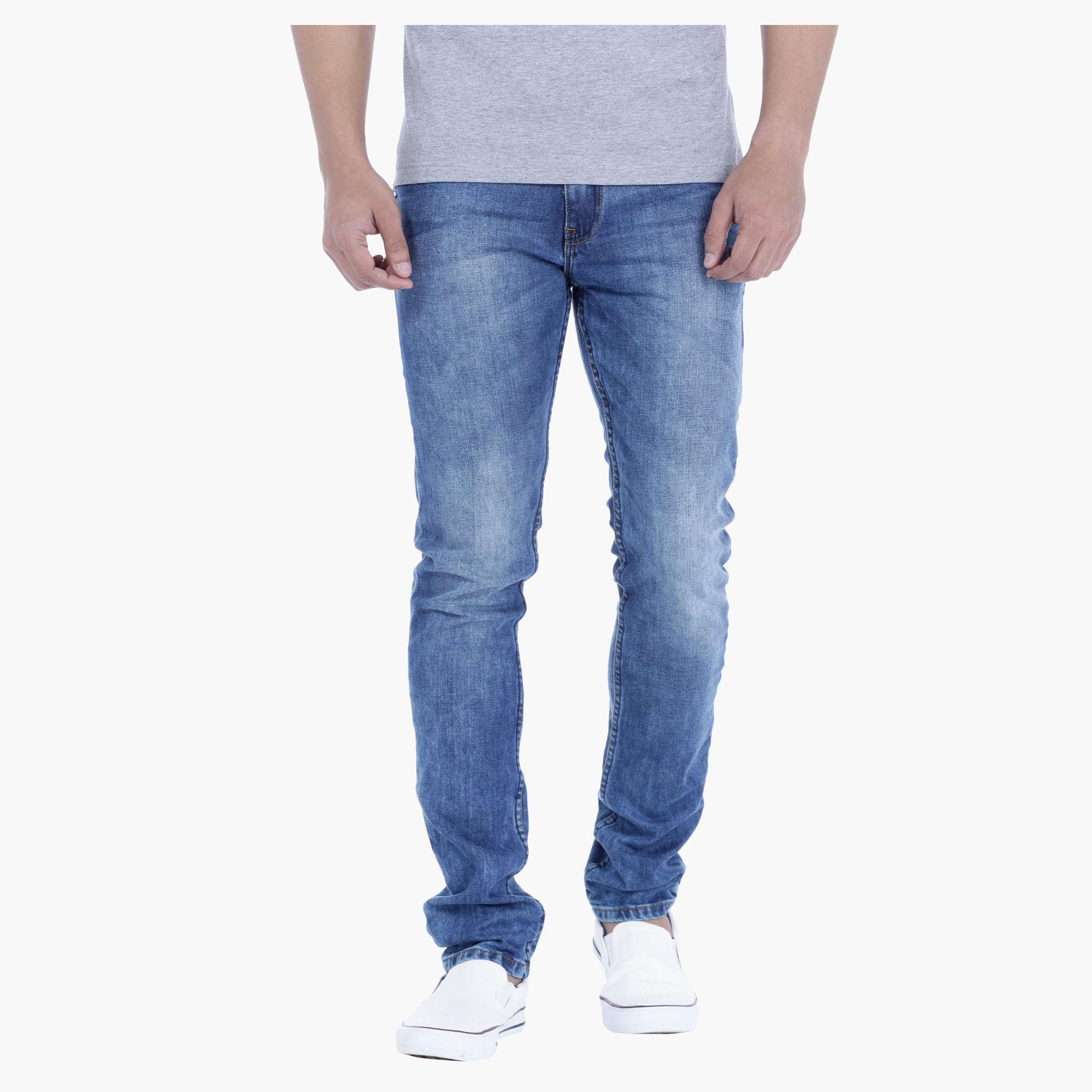Low Rise Water Repellent Jeans in Slim Fit-men-clothing-bottoms-jeans-image-1