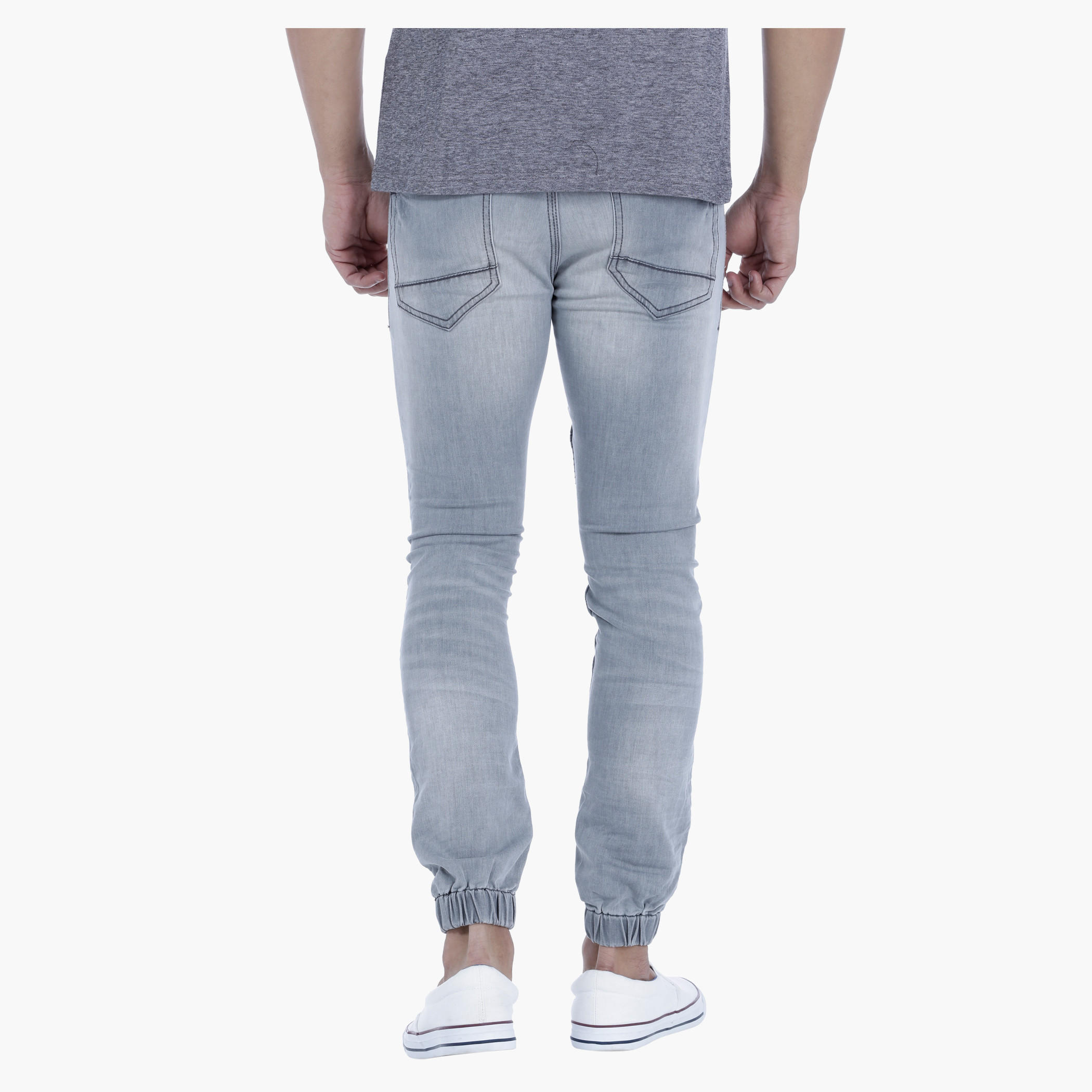 Denim Biker Joggers in Regular Fit-men-clothing-bottoms-jeans-image-2