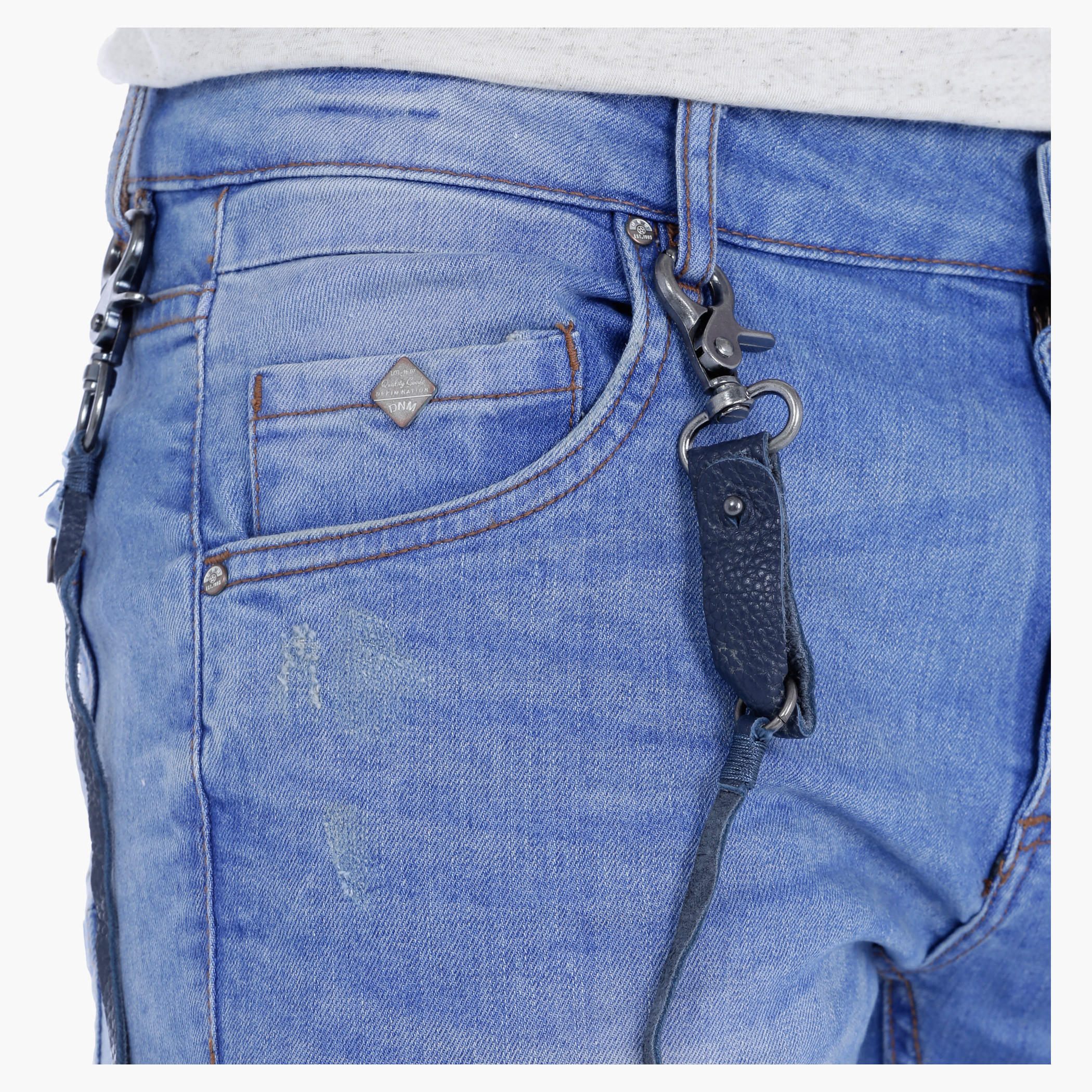 Full Length Denim Cuffed Pants-men-clothing-bottoms-jeans-image-4