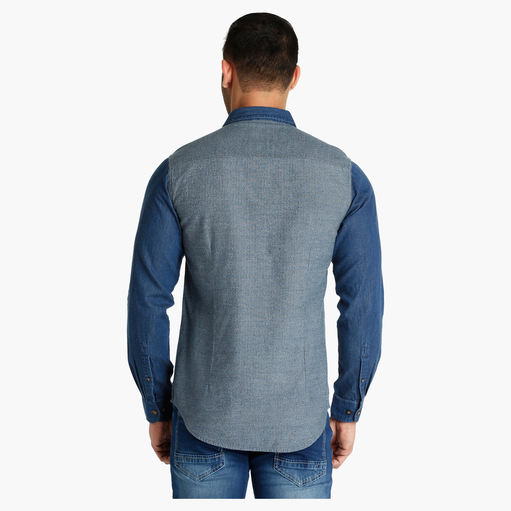 Long Sleeves Cotton Shirt in Slim Fit-men-clothing-shirts-image-2