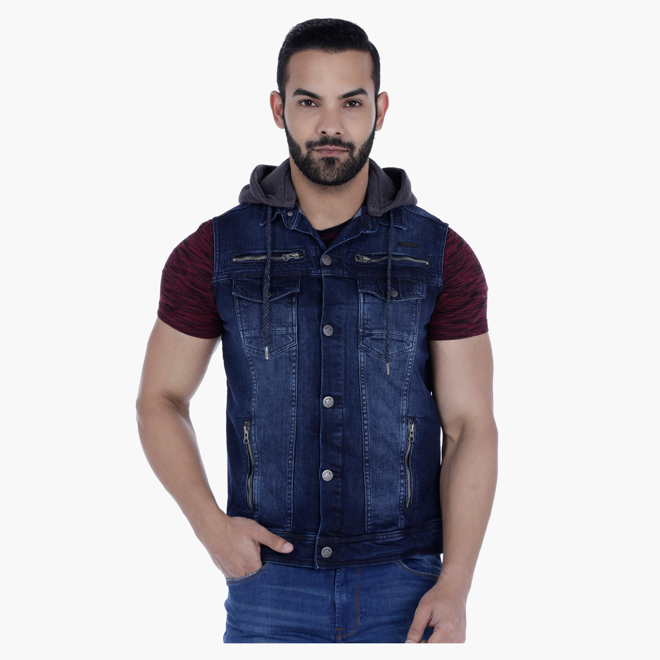 Denim Sleeveless Jacket with Hood-men-clothing-jacketsandblazers-jackets-image-1