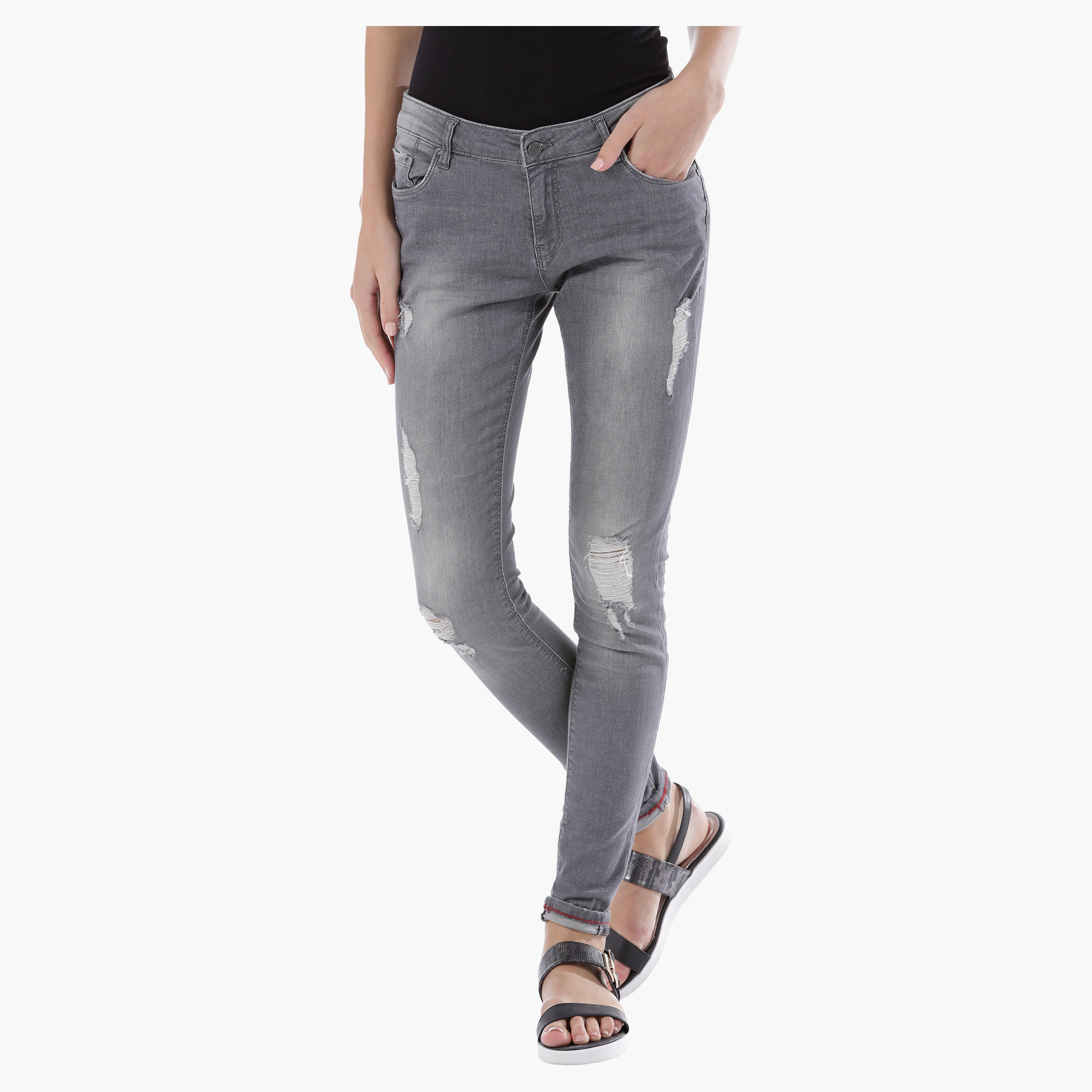 Full Length Distressed Jeans-women-clothing-bottoms-jeans-image-4