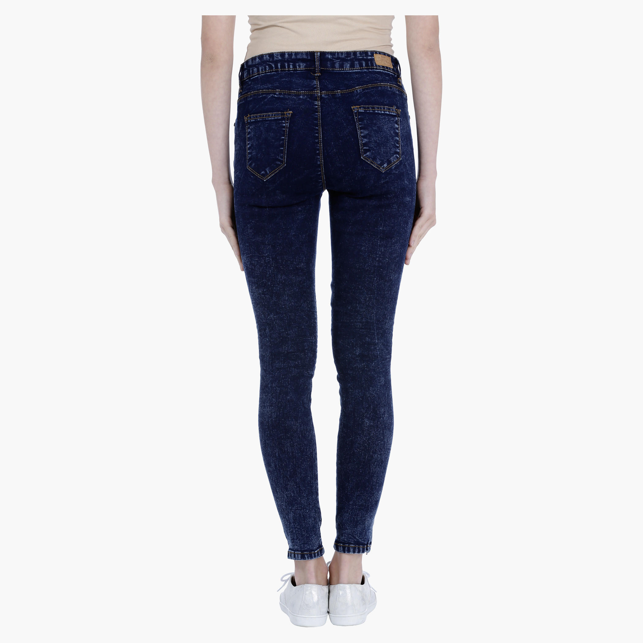 Denim Biker Jeggings with Zip Detailing-women-clothing-bottoms-jeans-image-2