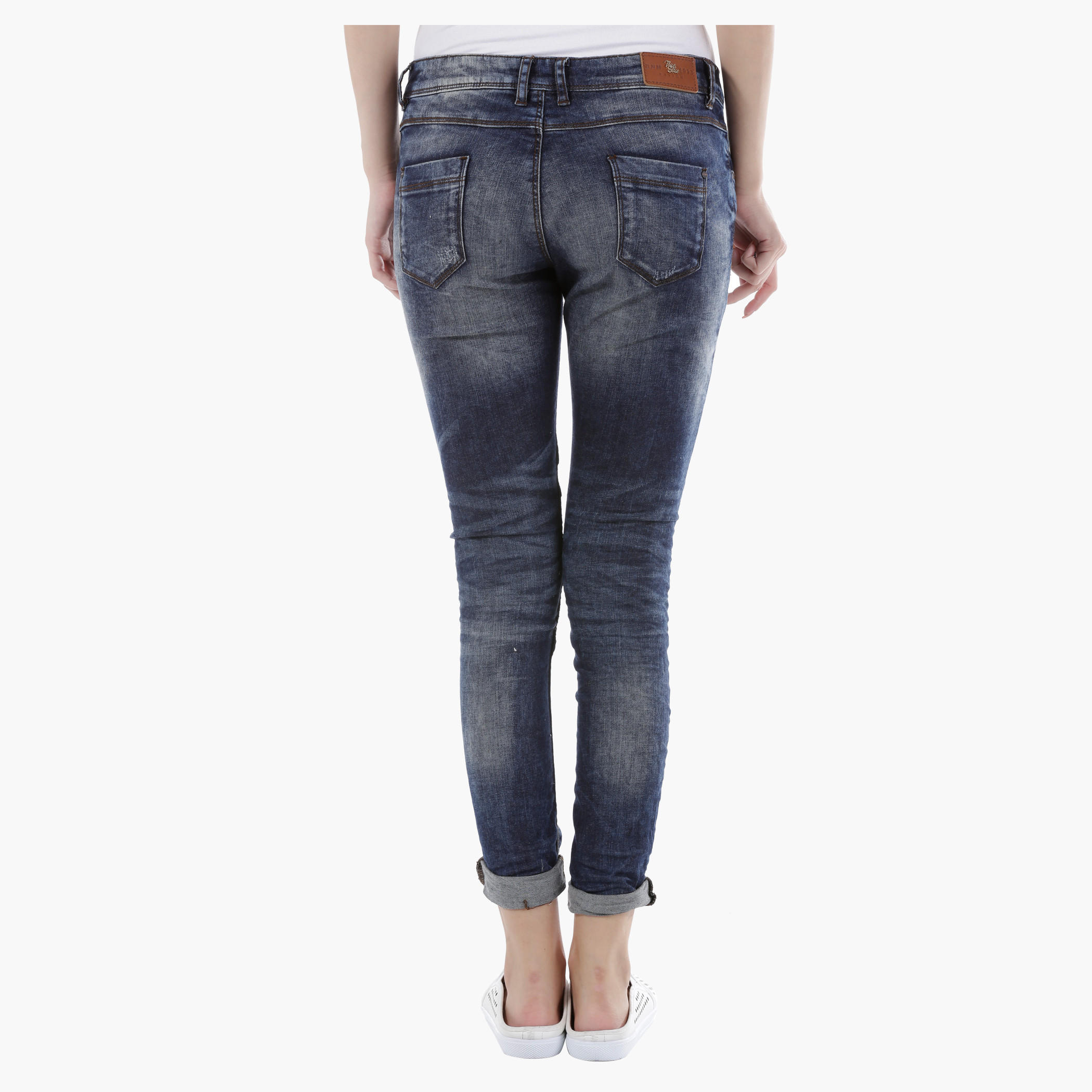Low Rise Biker Denims in Straight Fit-women-clothing-bottoms-jeans-image-2